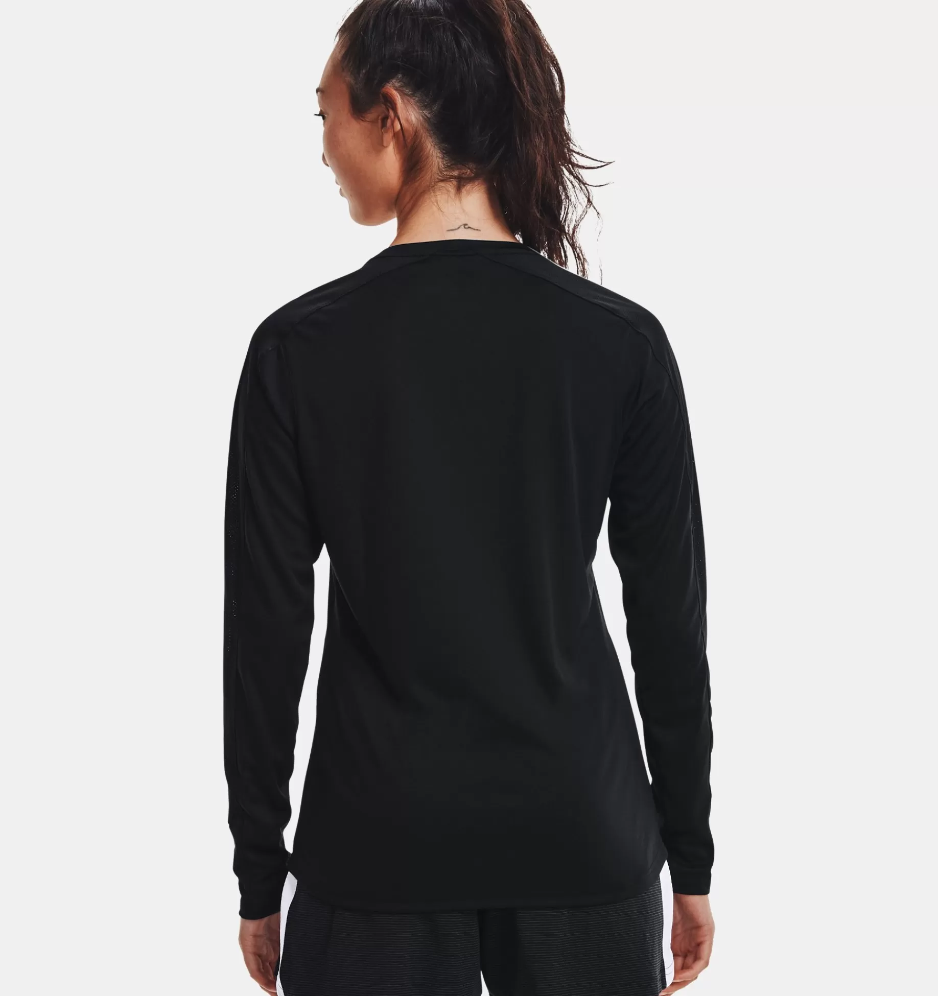 Online Under Armour Maglia A Maniche Lunghe Ua Challenger Training Da Donna Black / White - 001