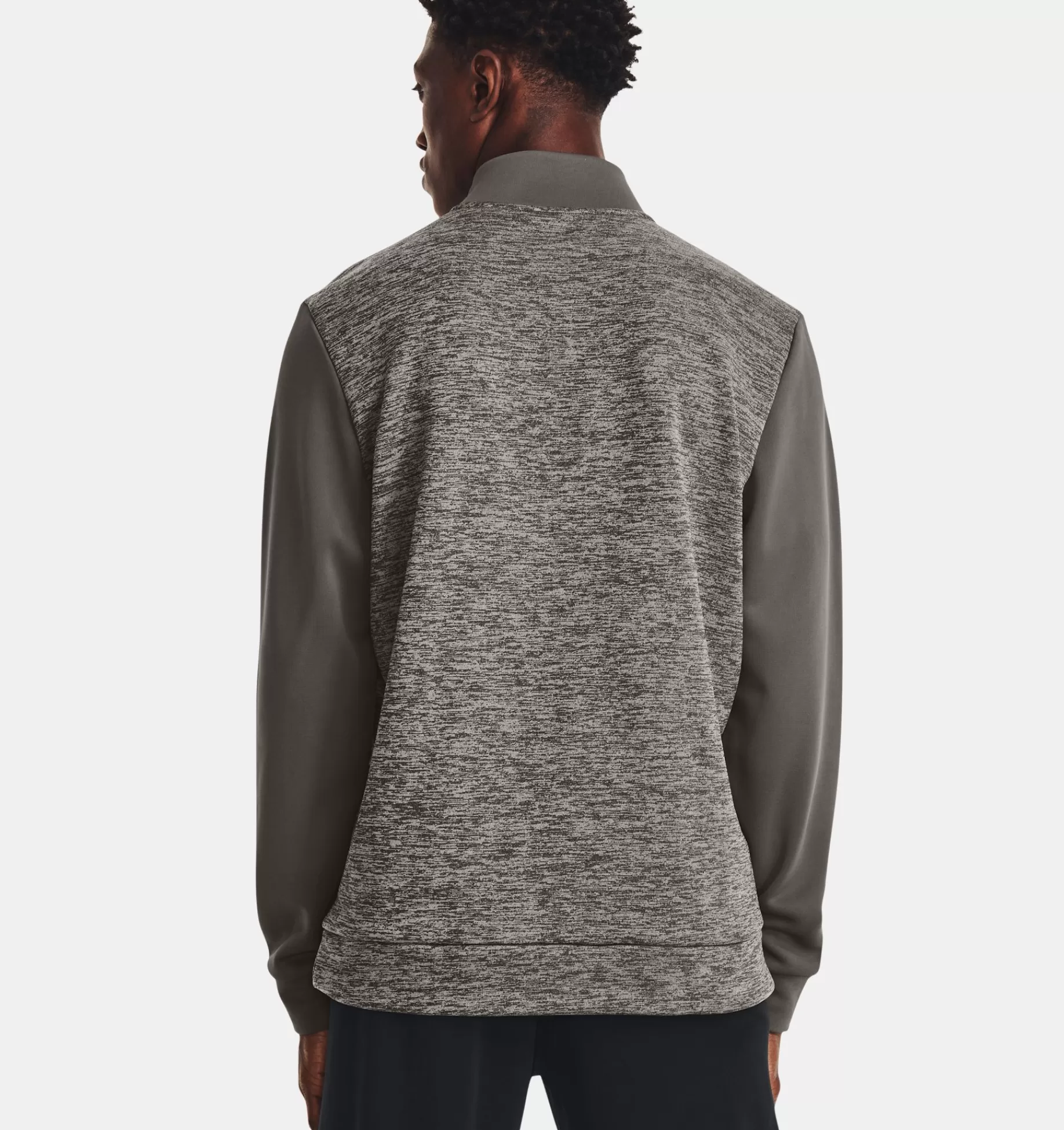 Best Under Armour Maglia Armour Fleece® Twist ¼ Zip Da Uomo Pewter / Black - 294