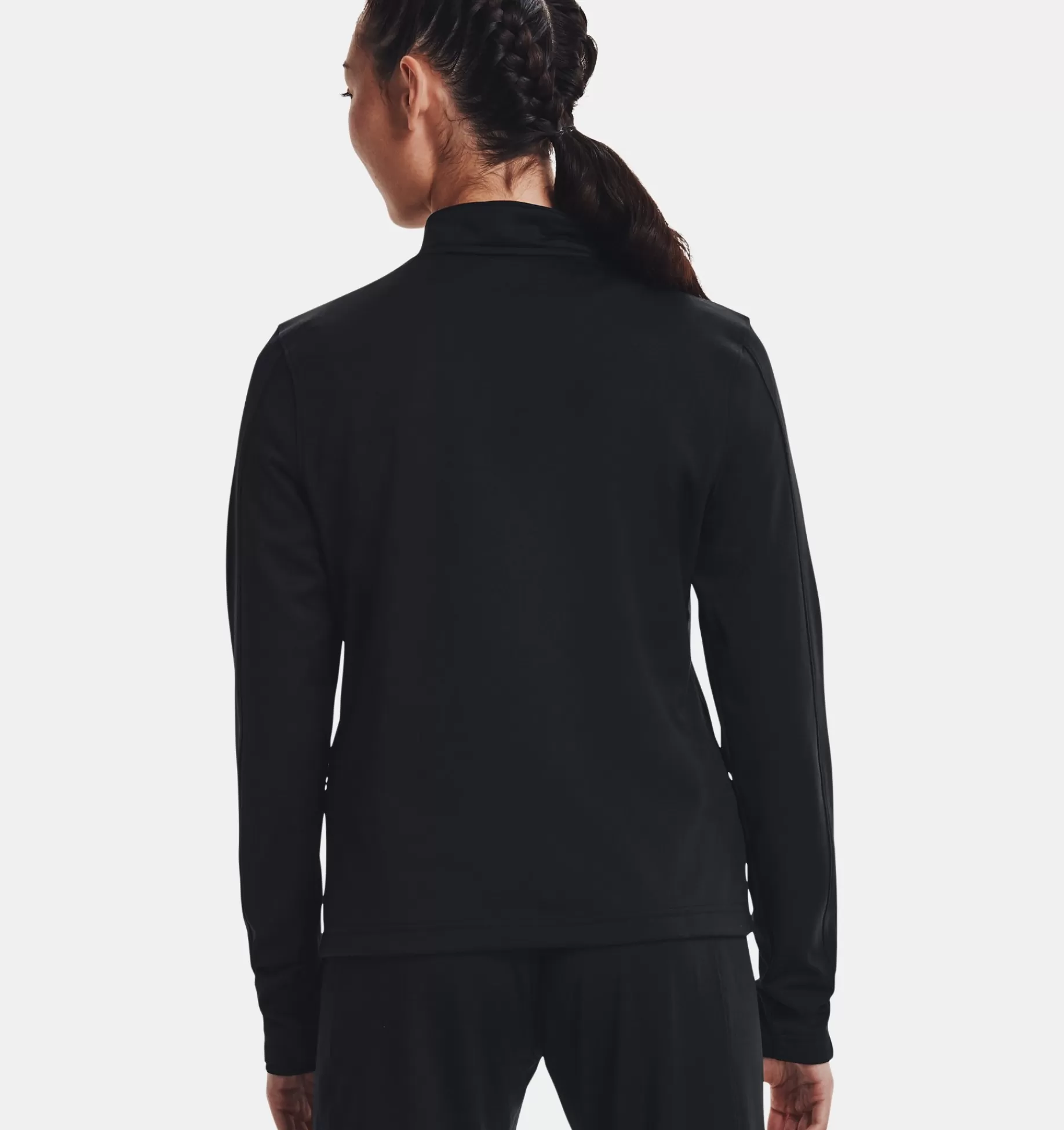 Best Sale Under Armour Maglia Ua Challenger Midlayer Da Donna Black / White - 001