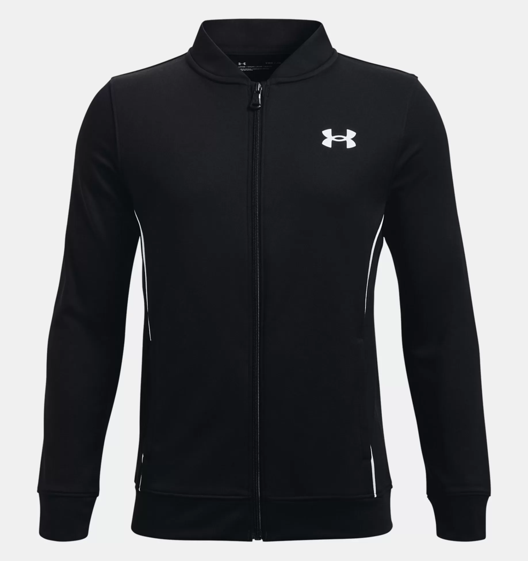 Flash Sale Under Armour Maglia Ua Pennant 2.0 Full Zip Da Ragazzo Black / White - 002