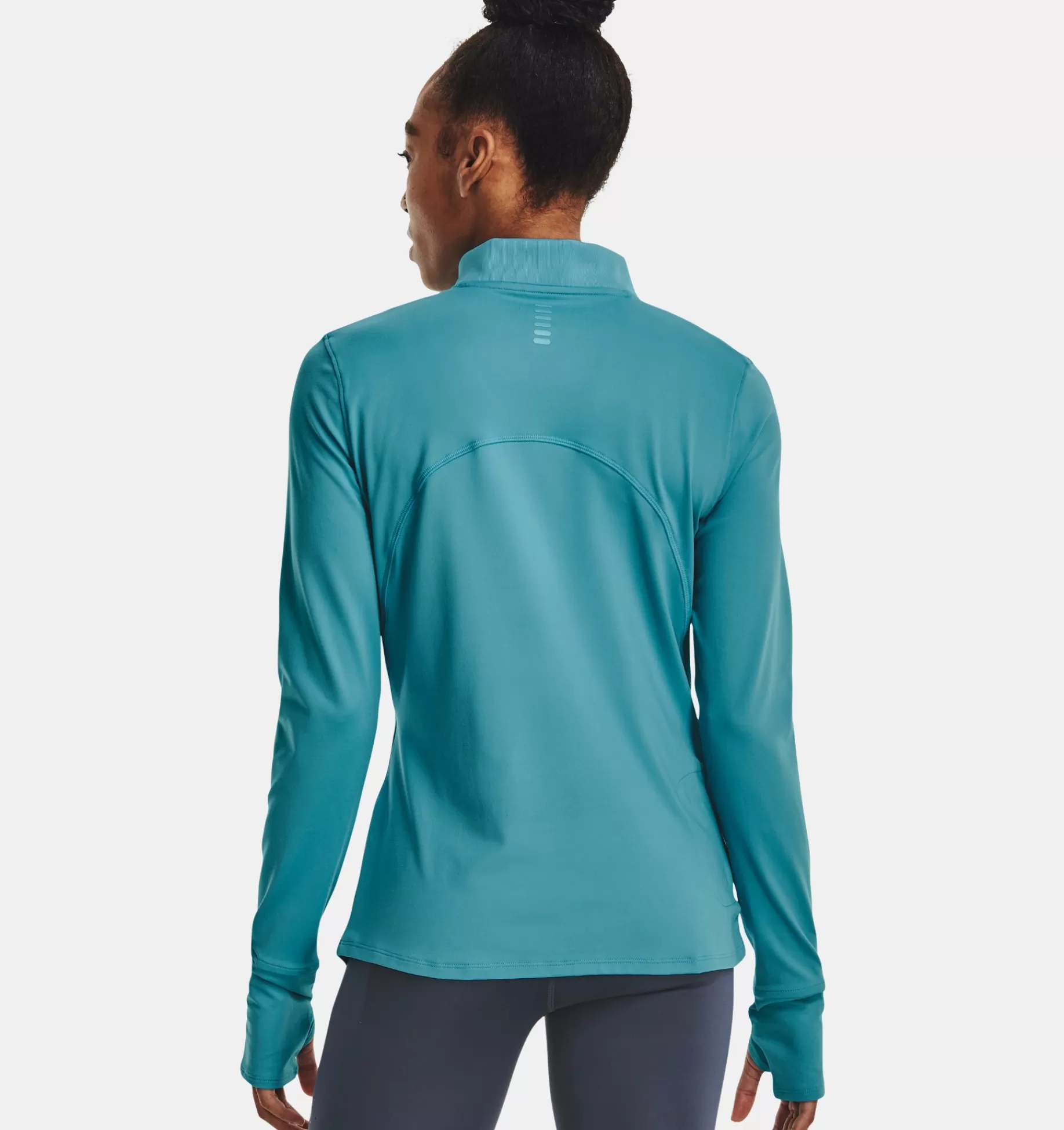 Flash Sale Under Armour Maglia Ua Qualifier Run 2.0 ½ Zip Da Donna Glacier Blue / Reflective - 433