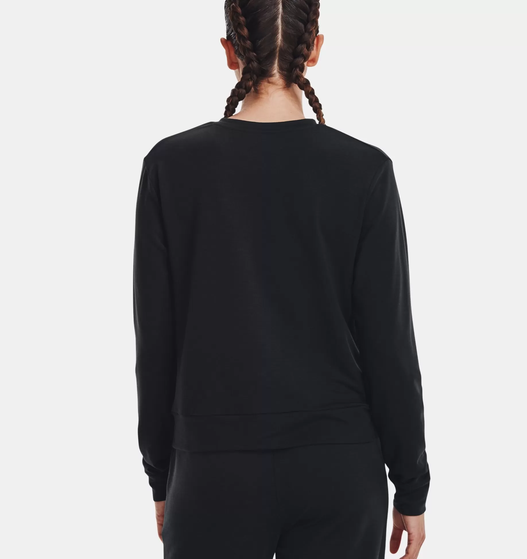 Fashion Under Armour Maglia Ua Rival Terry Crew Da Donna Black / White - 001