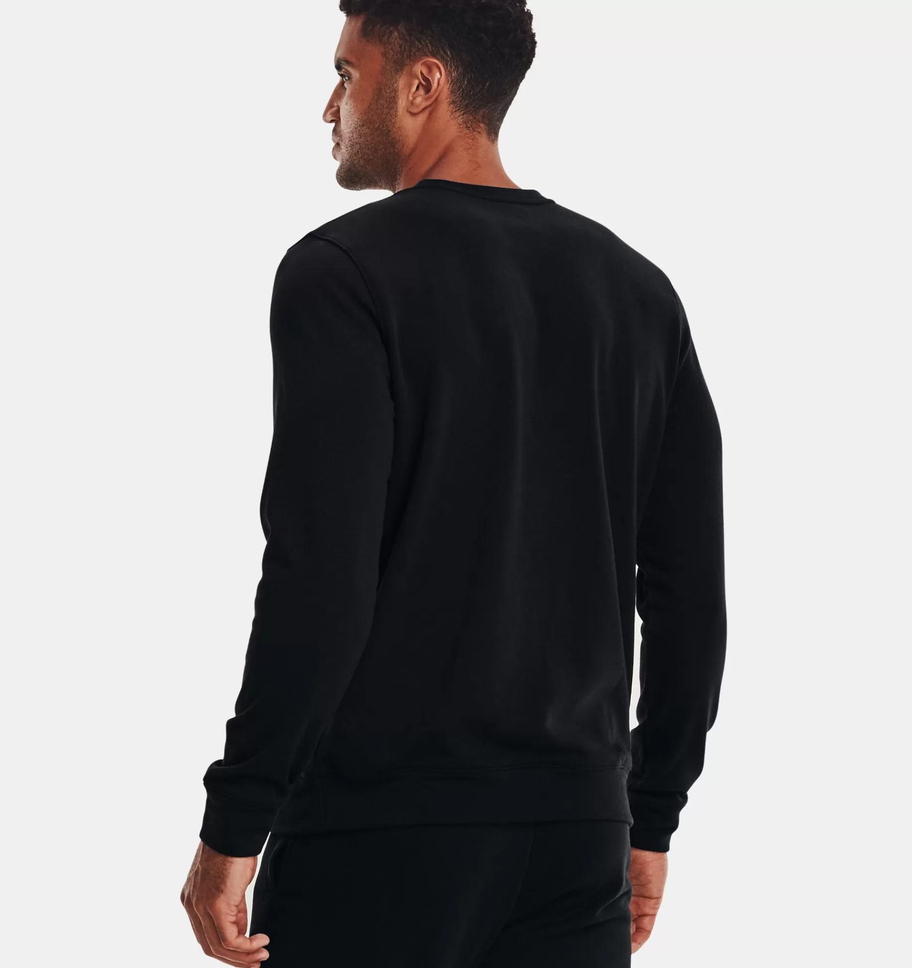 Clearance Under Armour Maglia Ua Rival Terry Crew Da Uomo Black / Onyx White - 001