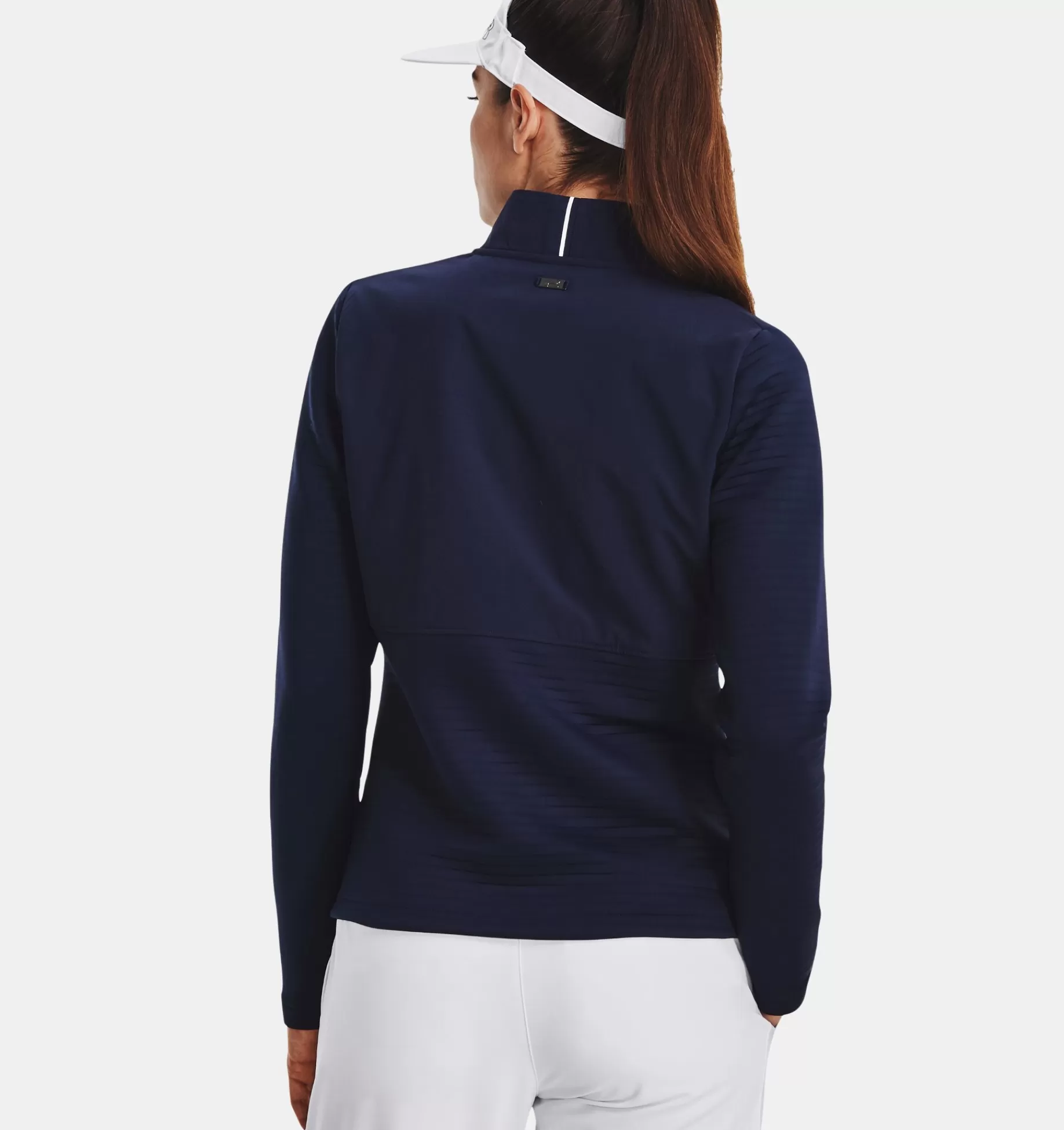 Best Sale Under Armour Maglia Ua Storm Daytona Full Zip Da Donna Midnight Navy / Metallic Silver - 410