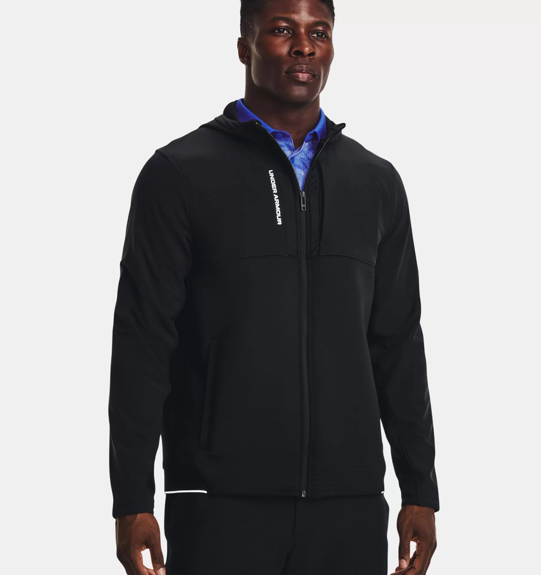 Outlet Under Armour Maglia Ua Storm Daytona Full Zip Da Uomo Black / Reflective - 001