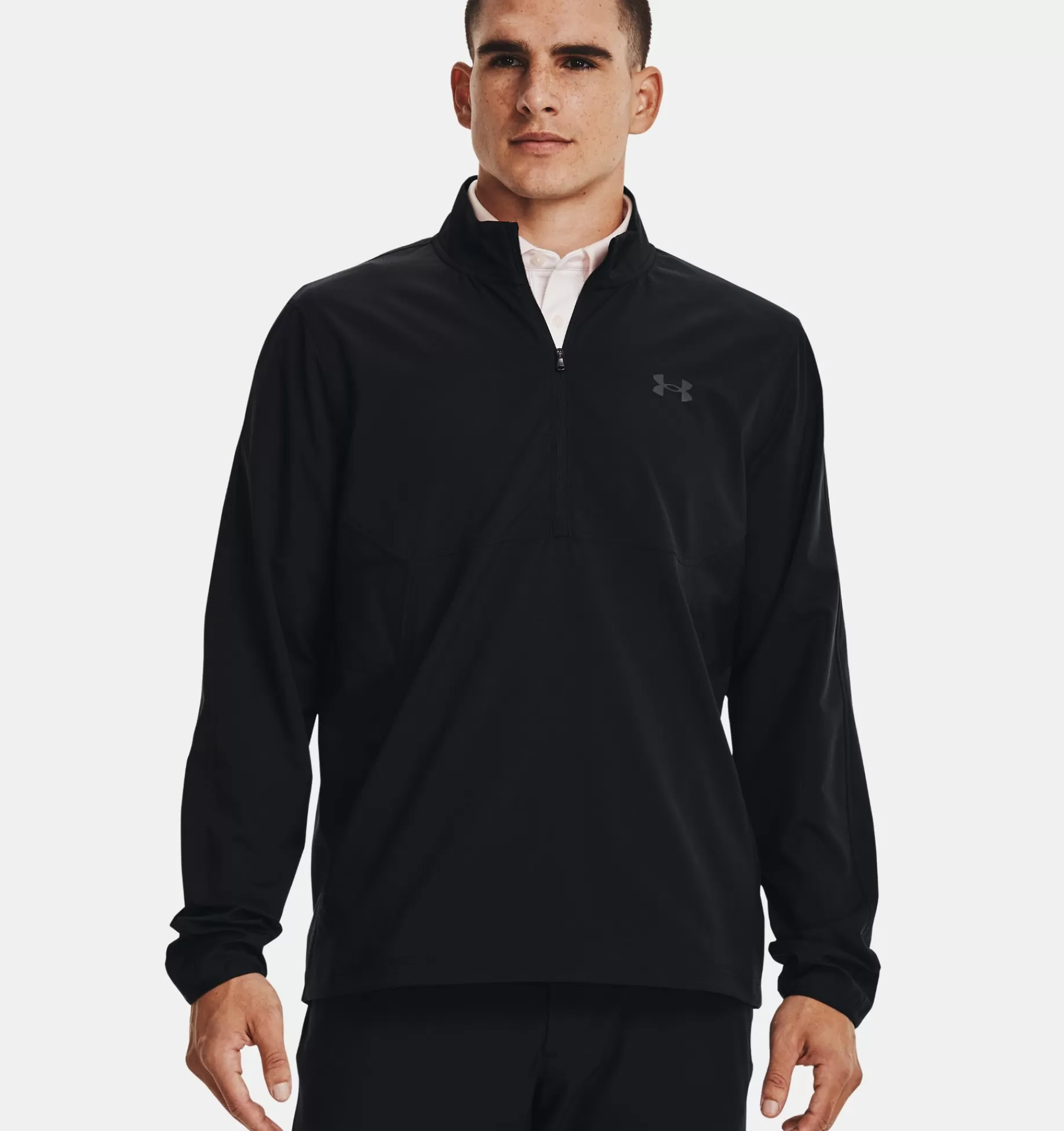 Best Under Armour Maglia Ua Storm Windstrike ½ Zip Da Uomo Black / Jet Gray - 001