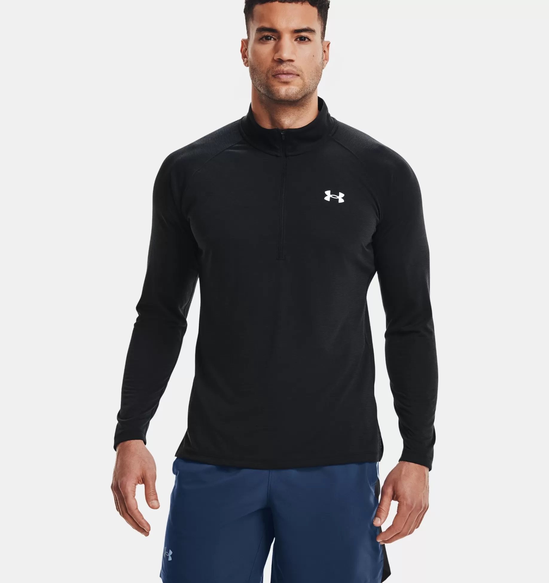 Online Under Armour Maglia Ua Streaker Run ½ Zip Da Uomo Black / Reflective - 001