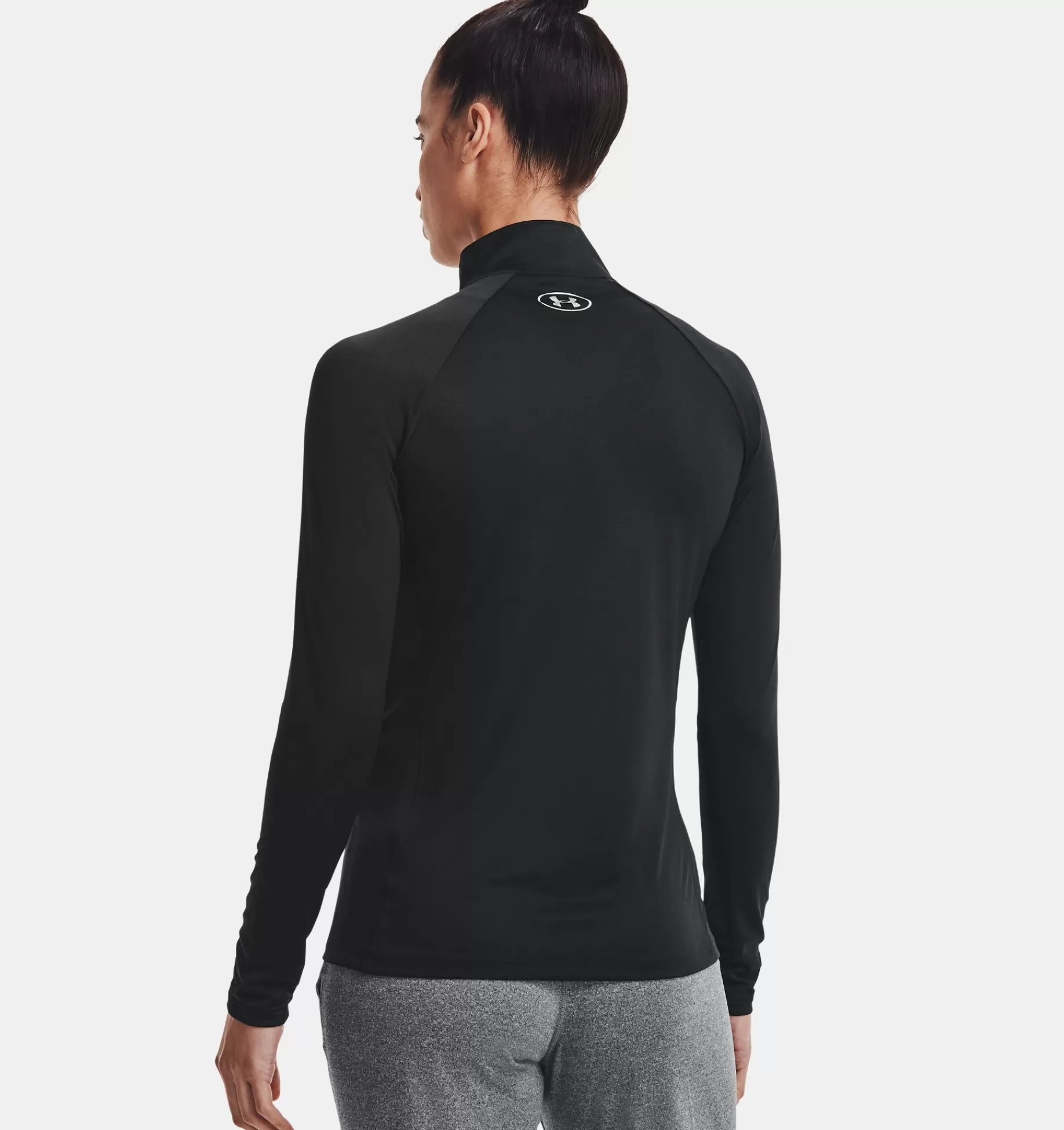 Online Under Armour Maglia Ua Tech™ ½ Zip Da Donna Black / Metallic Silver - 001