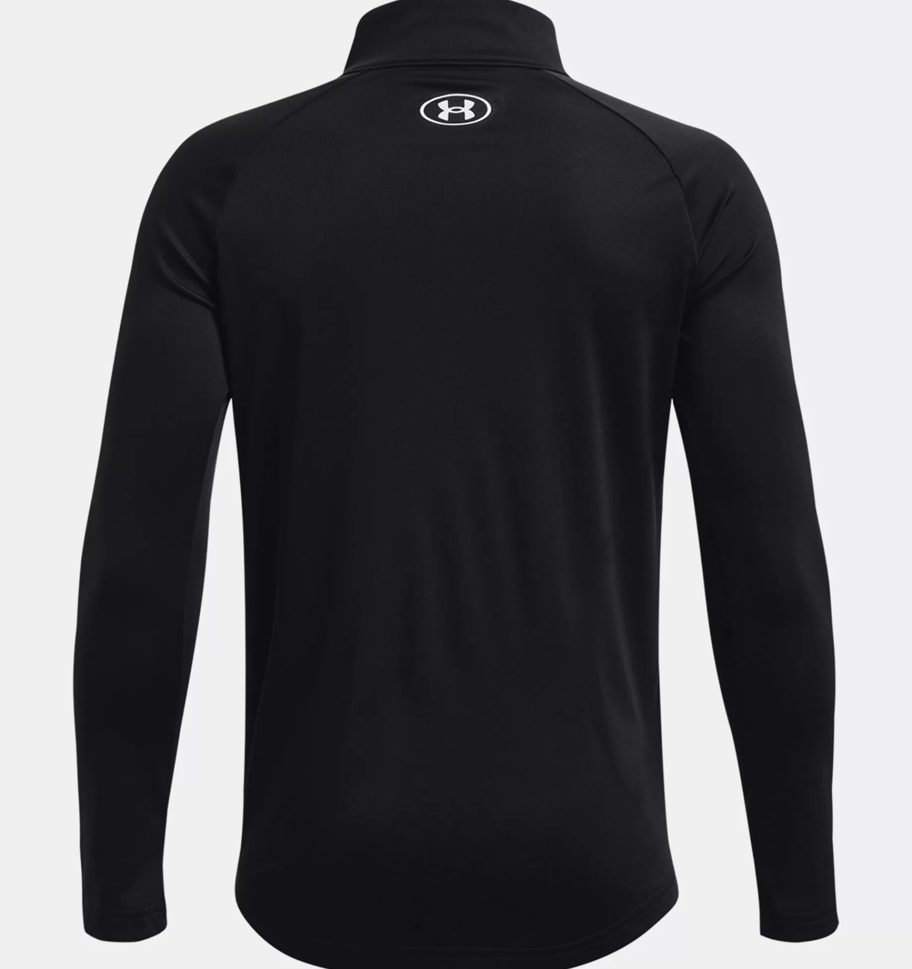 Shop Under Armour Maglia Ua Tech™ Big Logo ½ Zip Da Ragazzo Black / White - 002