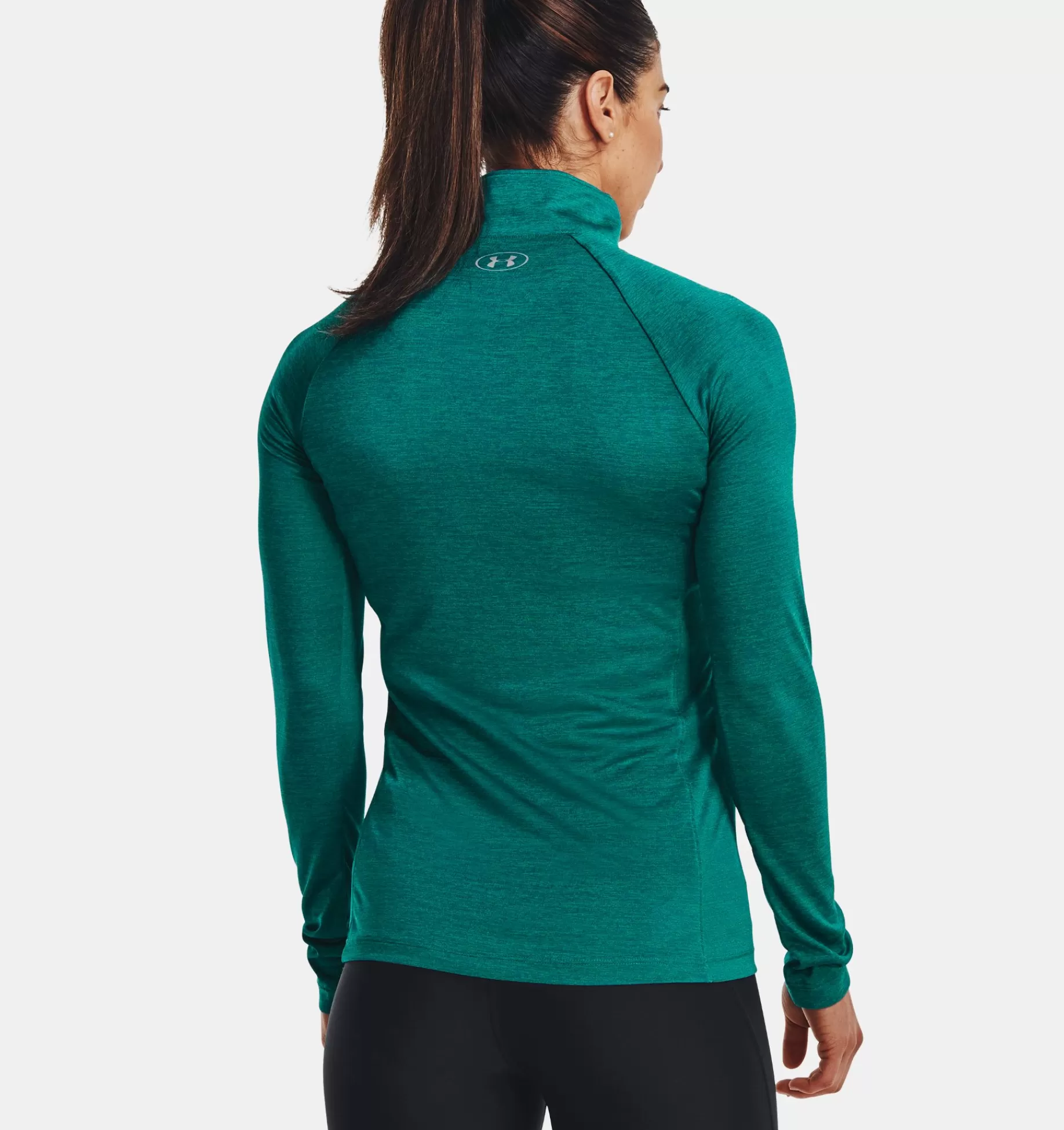 Hot Under Armour Maglia Ua Tech™ Twist ½ Zip Da Donna Coastal Teal / Birdie Green - 722