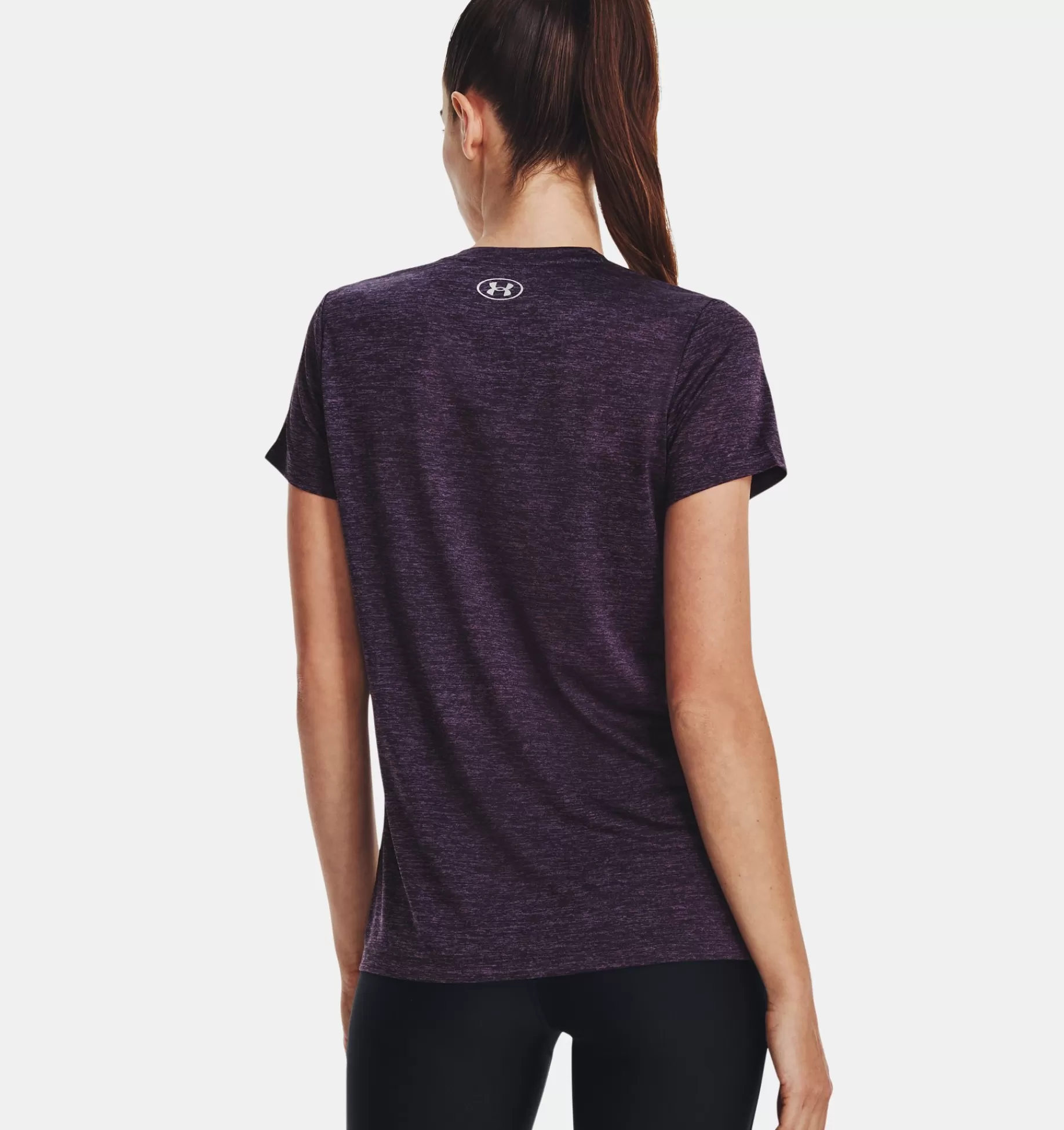 Flash Sale Under Armour Maglia Ua Tech™ Twist V-Neck Da Donna Tux Purple / Retro Purple - 544