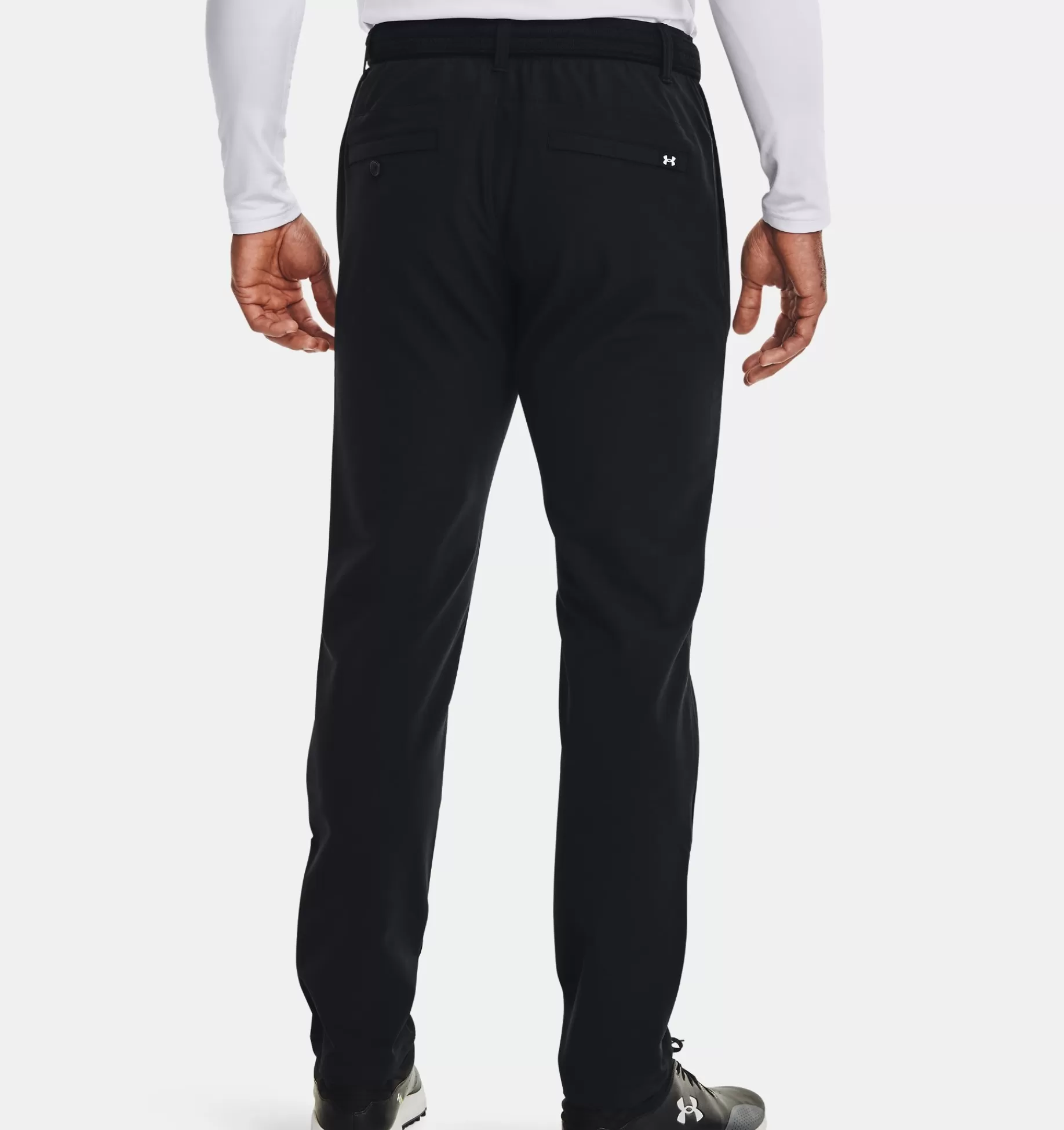 Online Under Armour Pantaloni Coldgear® Infrared Tapered Da Uomo Black / Reflective - 001