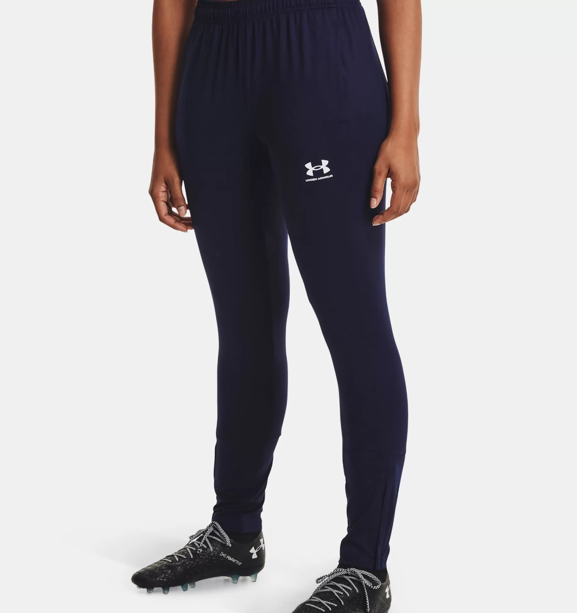 Shop Under Armour Pantaloni Da Allenamento Ua Challenger Da Donna Midnight Navy / White - 410