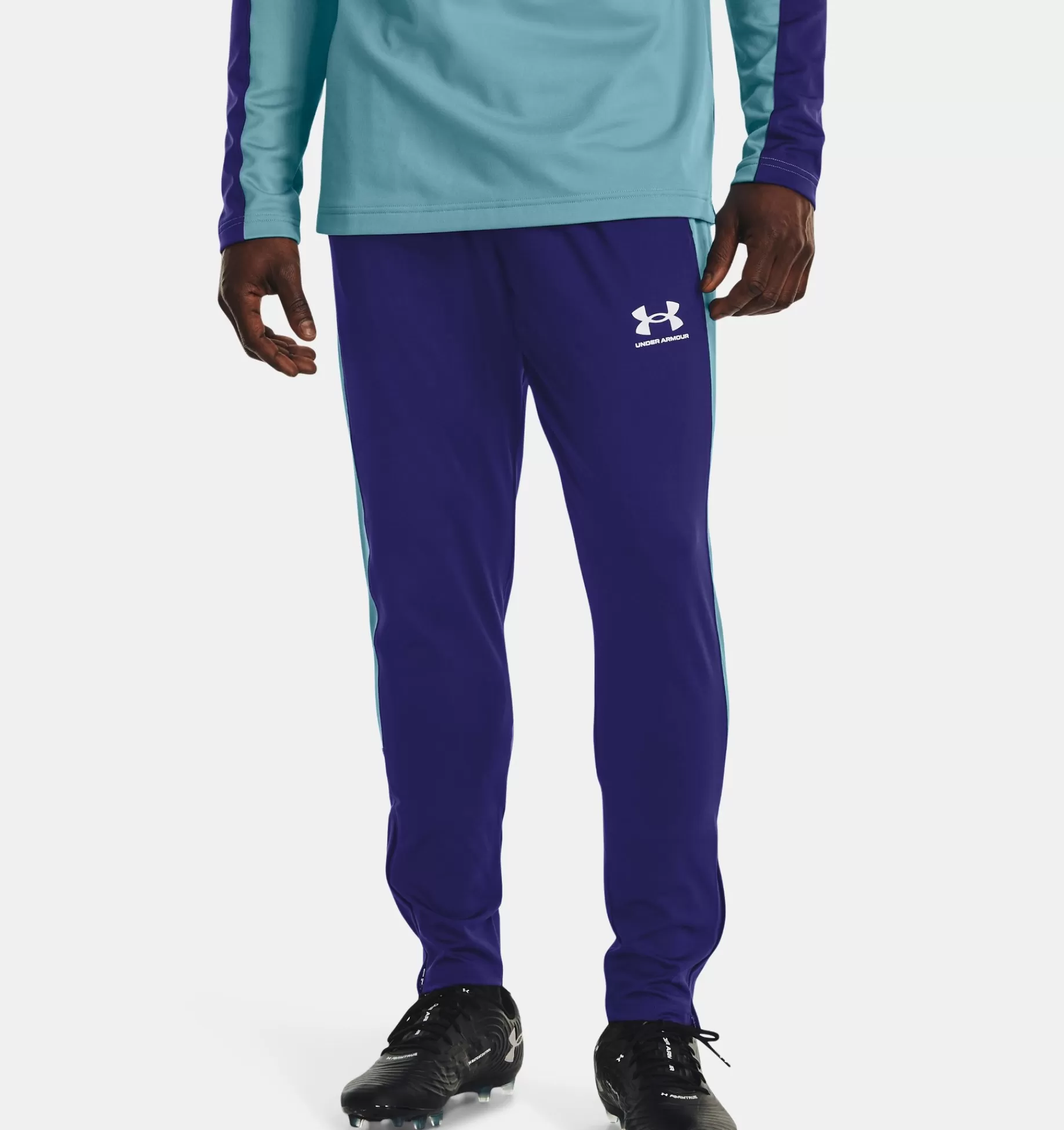 Discount Under Armour Pantaloni Da Allenamento Ua Challenger Da Uomo Sonar Blue / White - 468