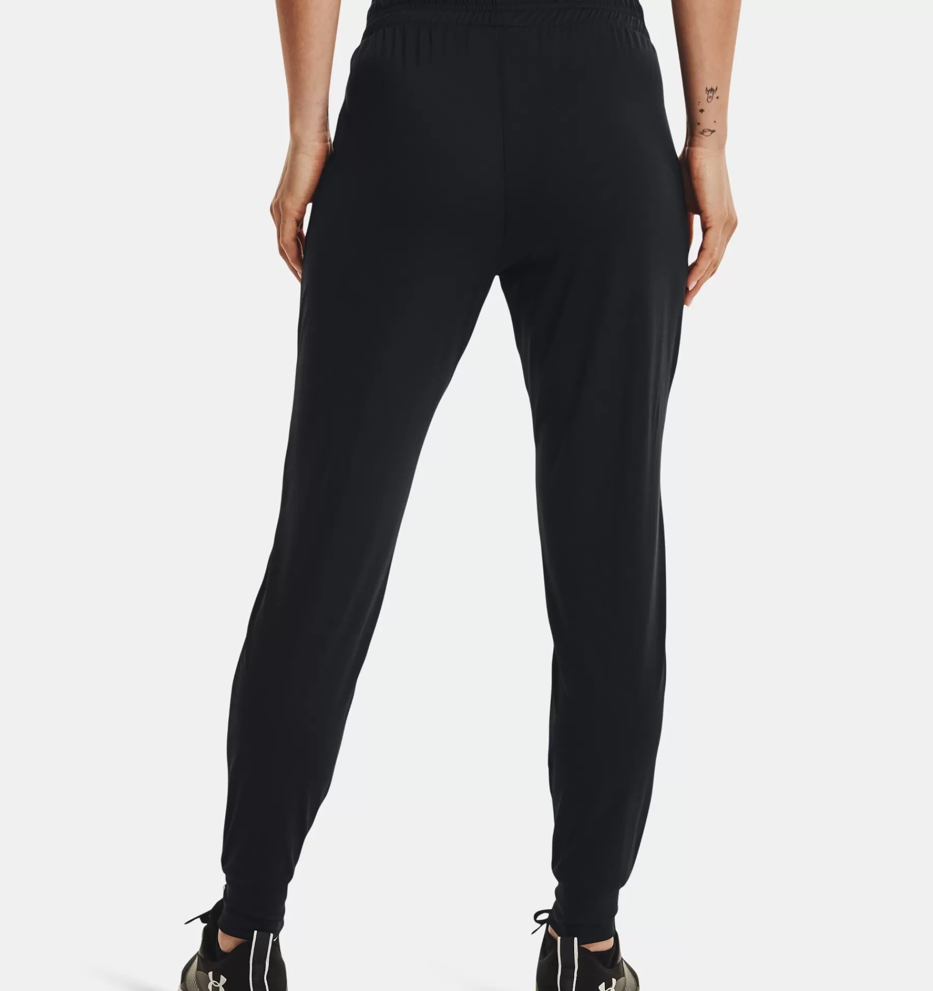 Cheap Under Armour Pantaloni Heatgear® Da Donna Black / Jet Gray - 001