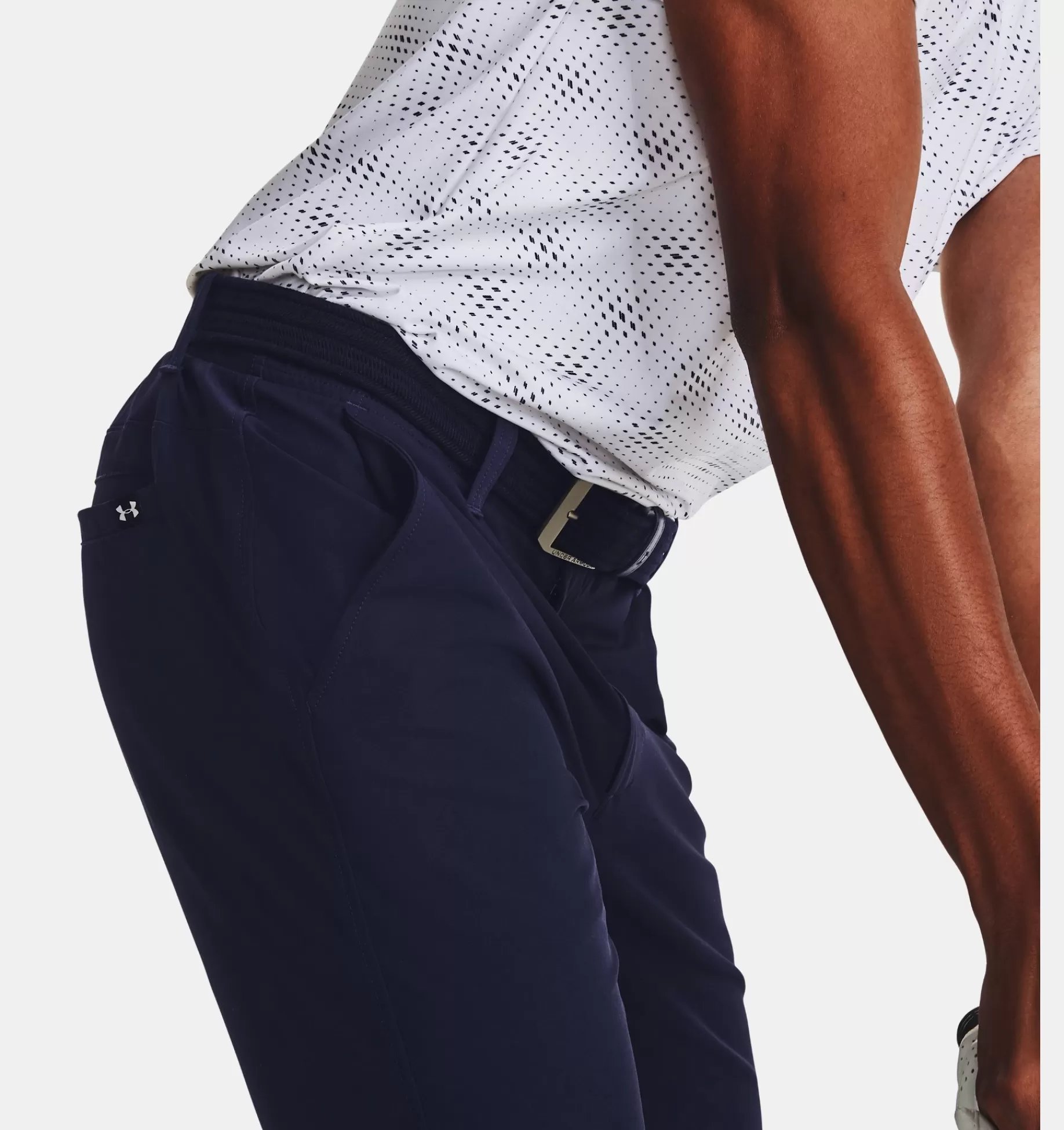 Hot Under Armour Pantaloni Ua Drive Tapered Da Uomo Midnight Navy / Halo Gray - 410