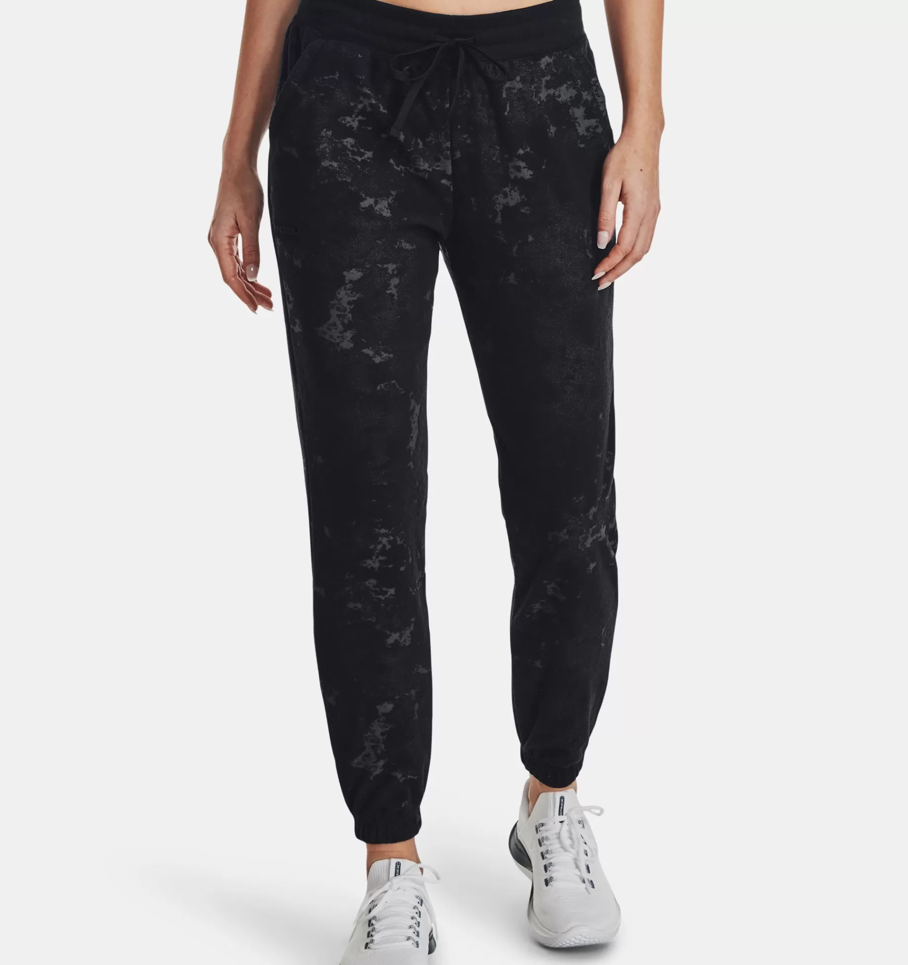 Sale Under Armour Pantaloni Ua Journey Terry Da Donna Black - 001