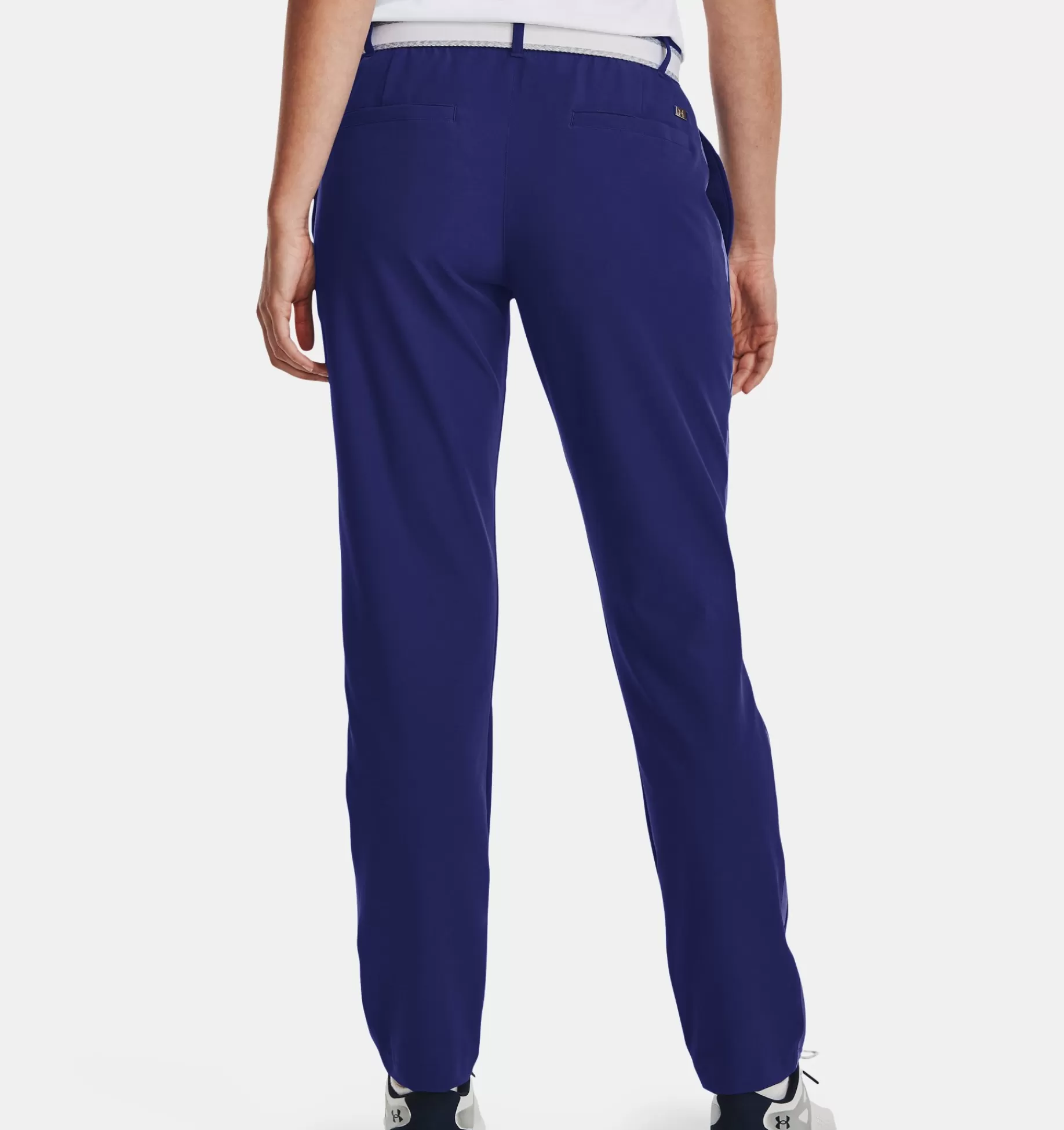 Hot Under Armour Pantaloni Ua Links Da Donna Bauhaus Blue / Metallic Silver - 456