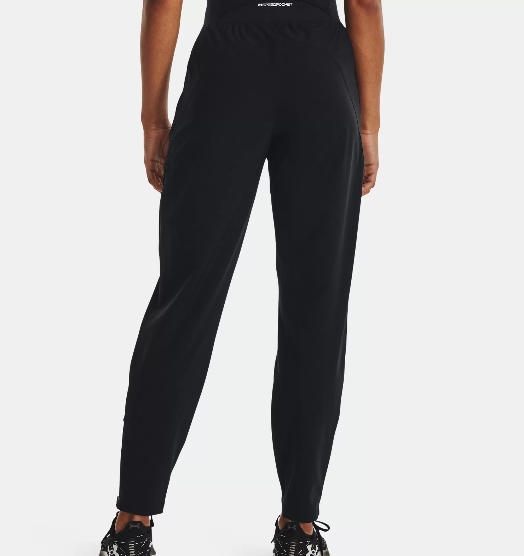 Hot Under Armour Pantaloni Ua Outrun The Storm Da Donna Black / Reflective - 001