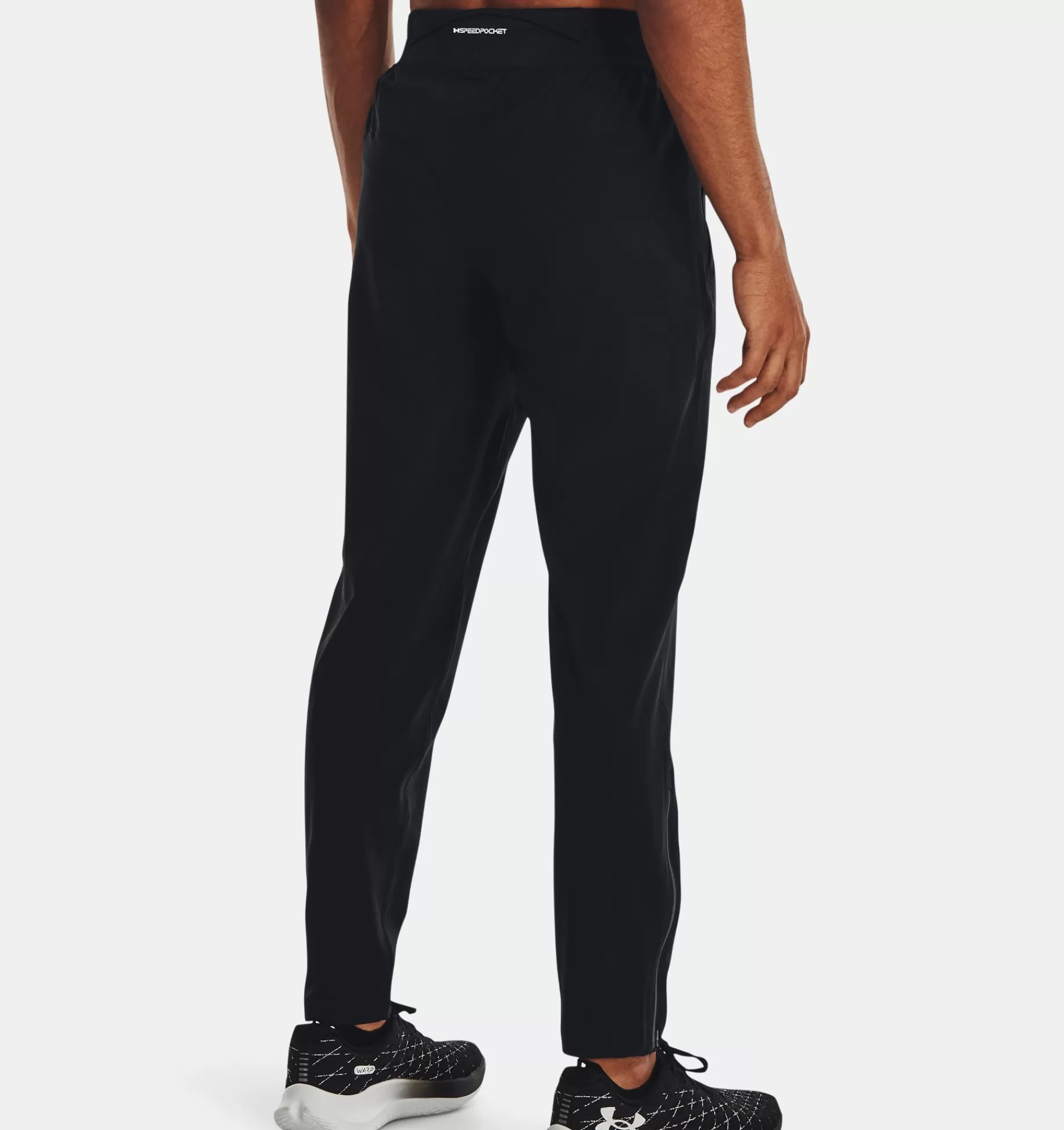 Shop Under Armour Pantaloni Ua Outrun The Storm Da Uomo Black / Reflective - 001