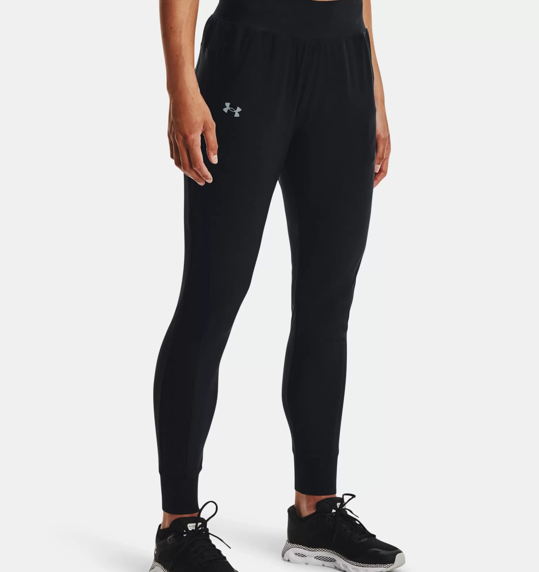 Outlet Under Armour Pantaloni Ua Qualifier Run 2.0 Da Donna Black / Reflective - 001