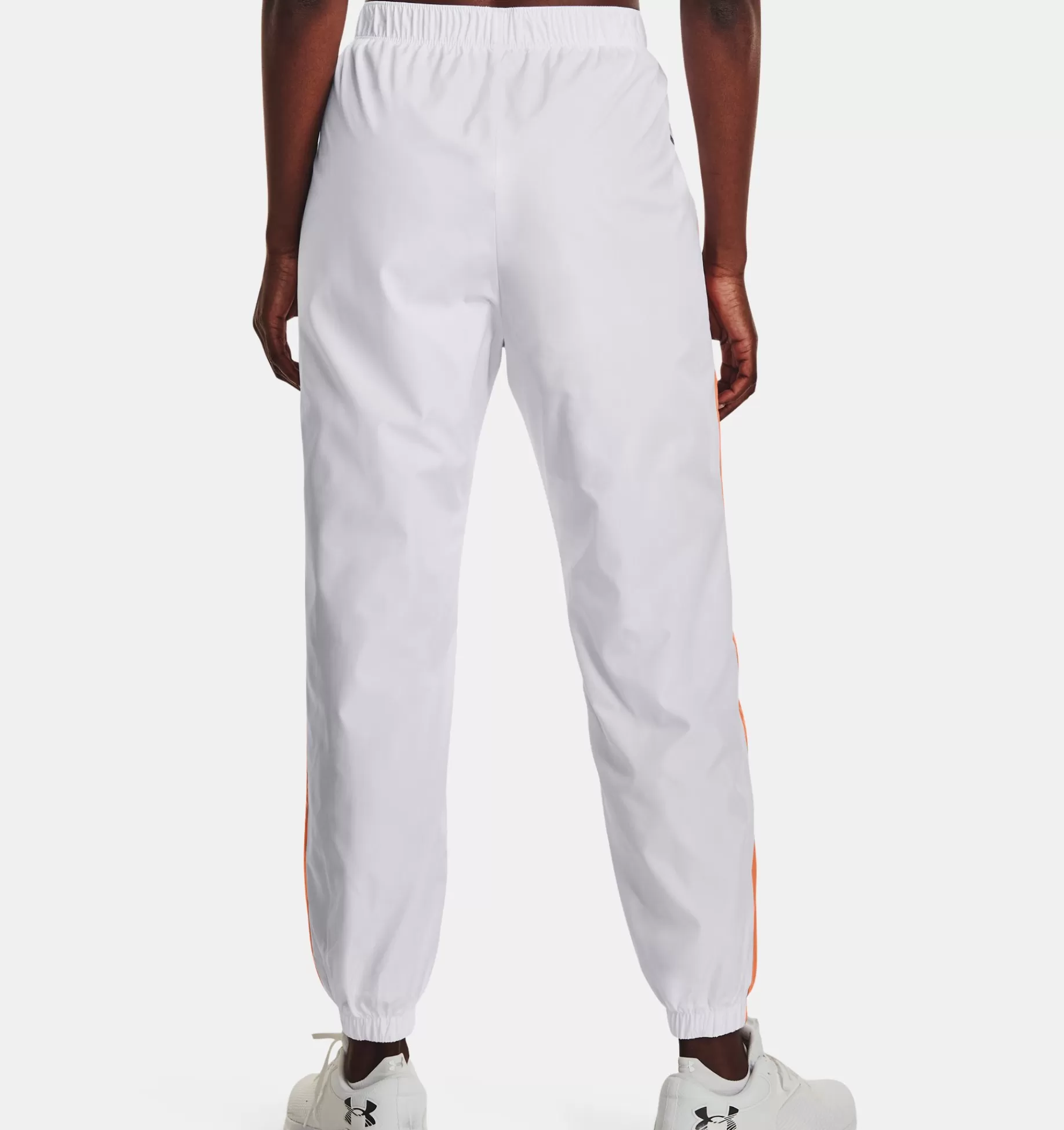 Flash Sale Under Armour Pantaloni Ua Rush™ Woven Da Donna White / Mellow Orange - 100