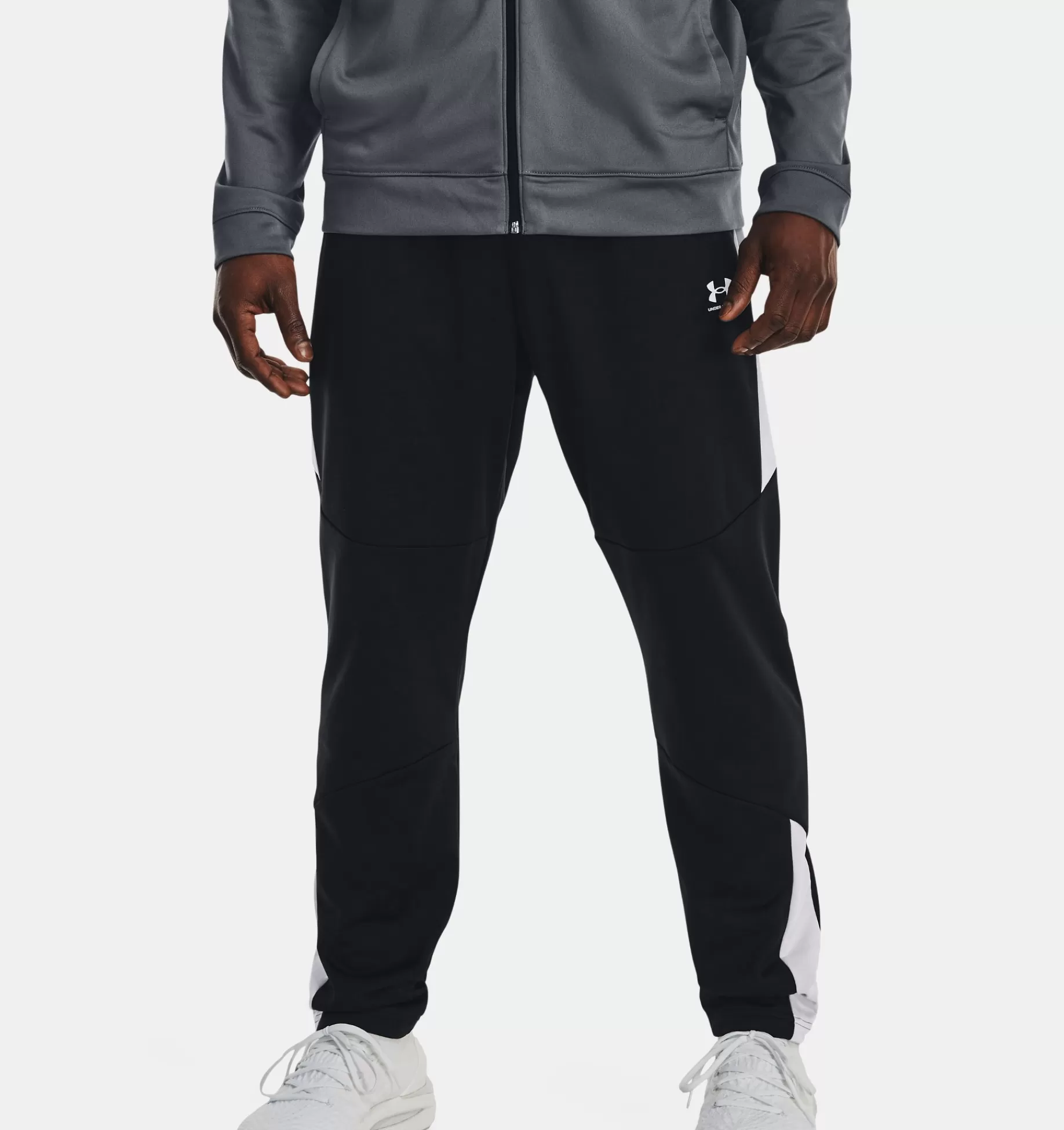 Sale Under Armour Pantaloni Ua Tricot Track Da Uomo Black / White - 001