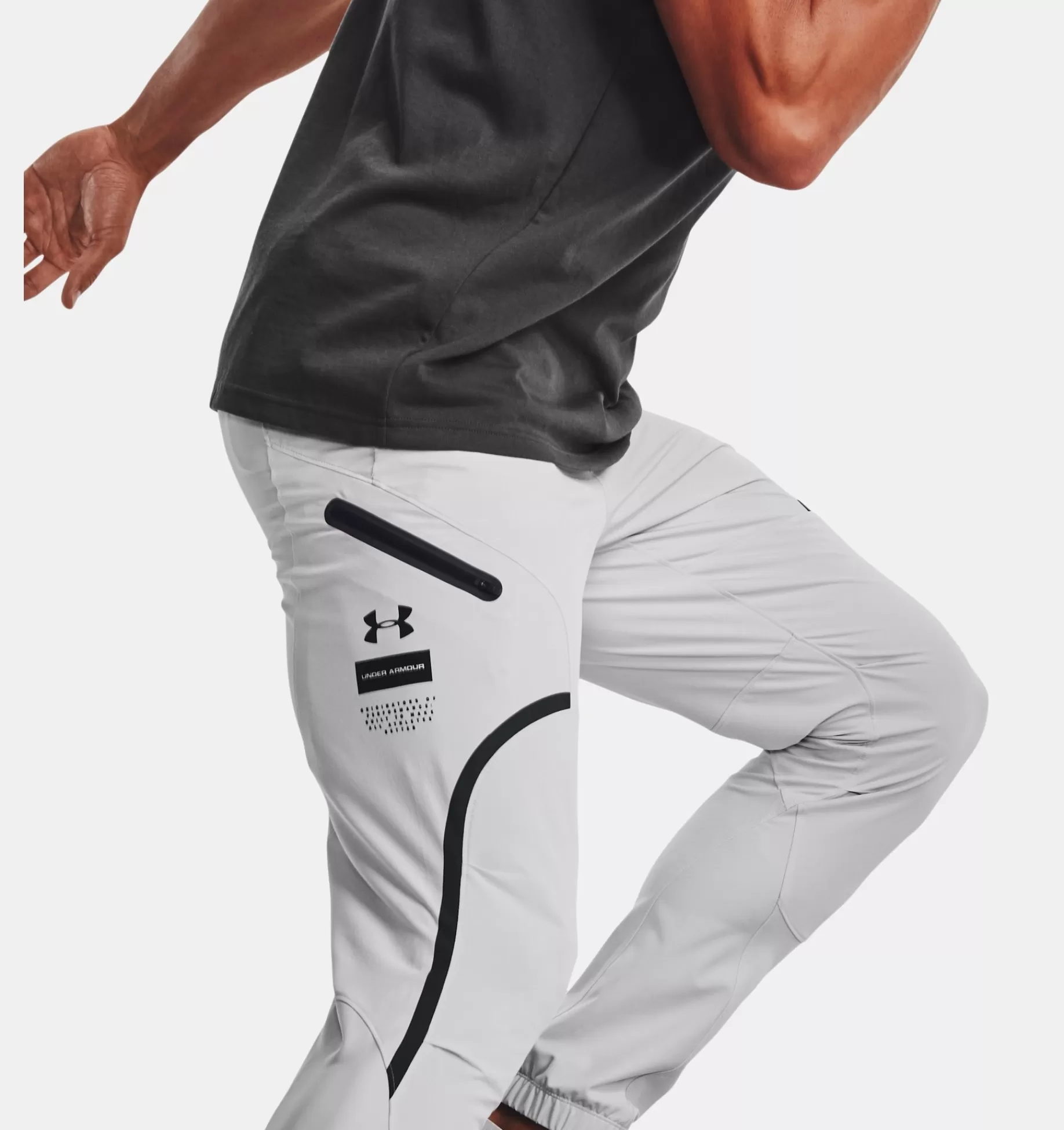 Best Under Armour Pantaloni Ua Unstoppable Cargo Da Uomo Halo Gray / Black - 014