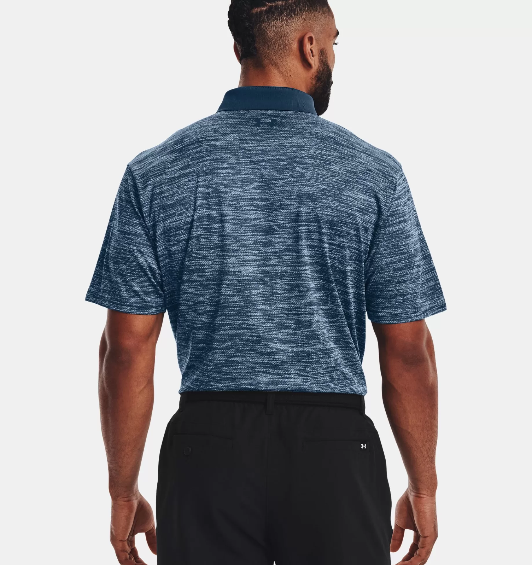 Discount Under Armour Polo Ua Performance Textured Da Uomo Petrol Blue - 437