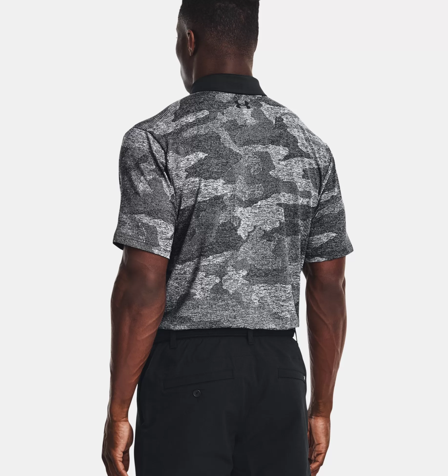 Hot Under Armour Polo Ua Playoff 2.0 Jacquard Da Uomo Black / White - 001