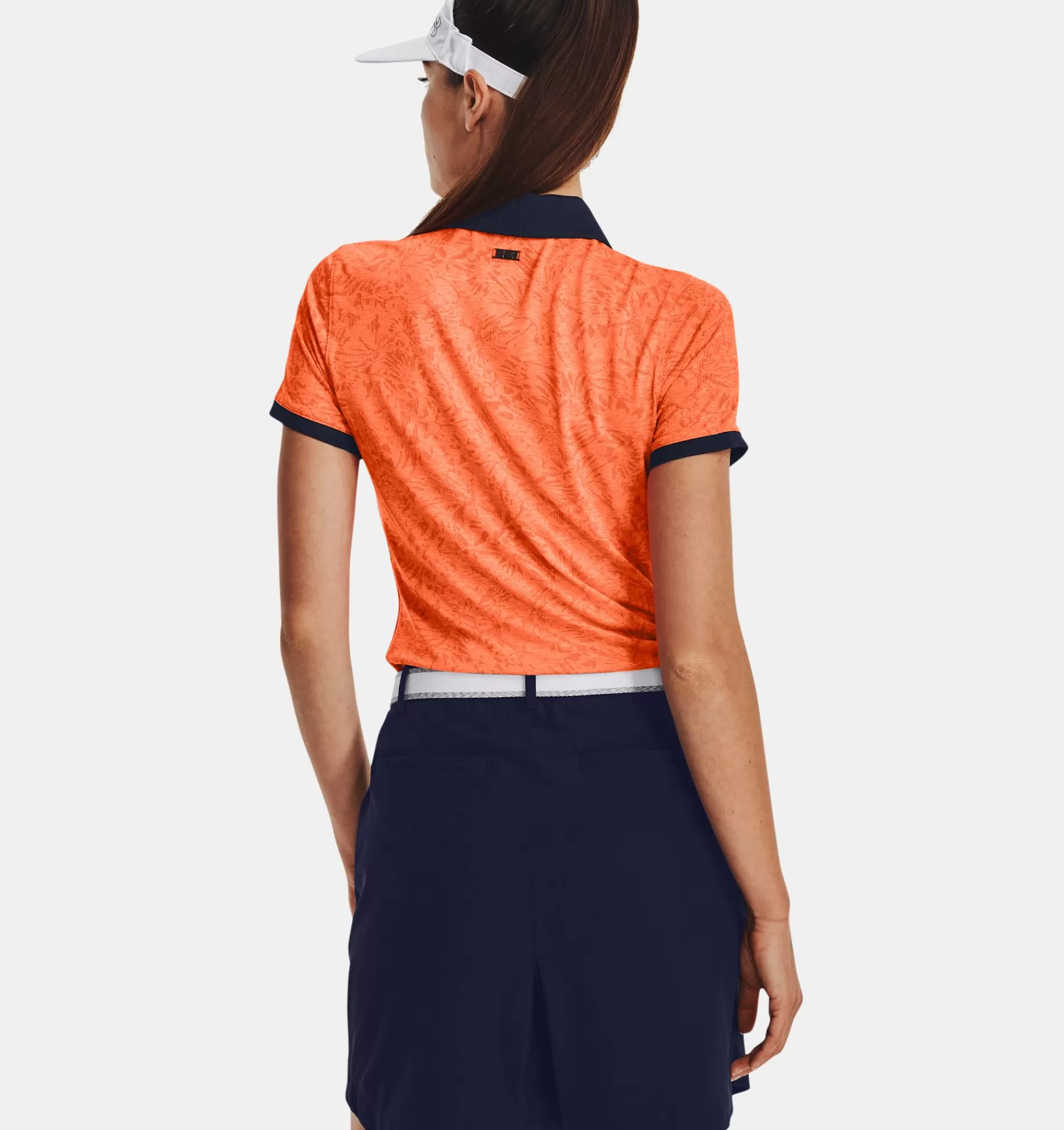 Flash Sale Under Armour Polo Ua Playoff Wild Fields Da Donna Orange Blast / Metallic Silver - 866