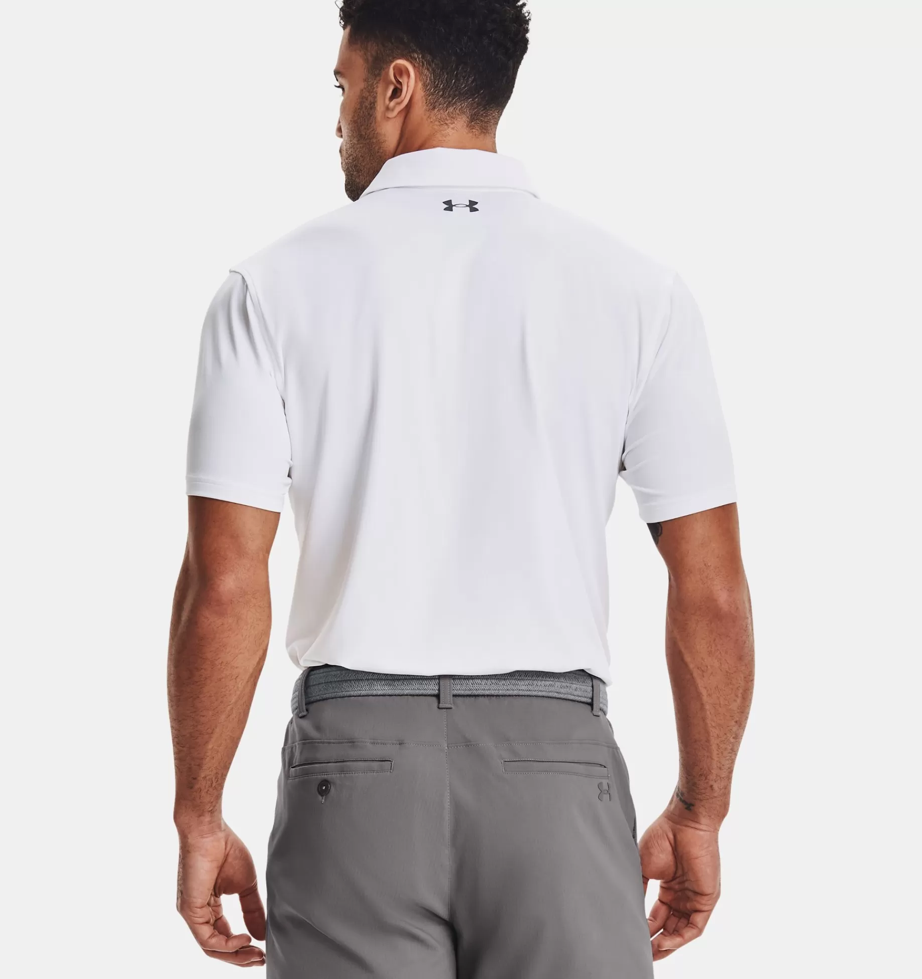 Store Under Armour Polo Ua T2G Da Uomo White / Pitch Gray - 100