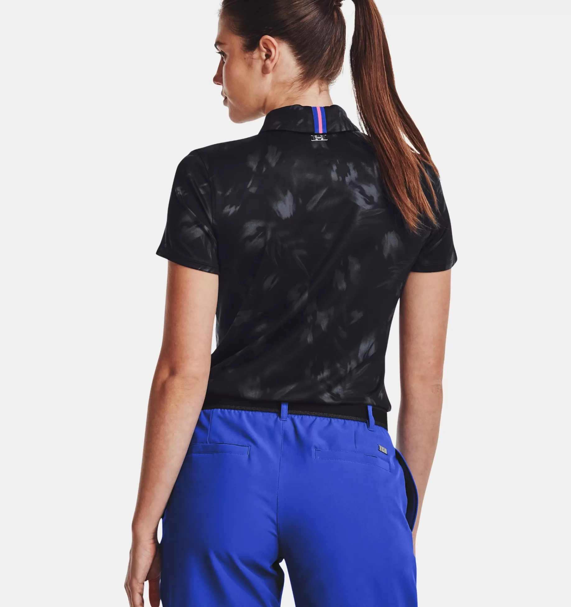 Discount Under Armour Polo Ua Zinger Blur Da Donna Black / Steel - 002