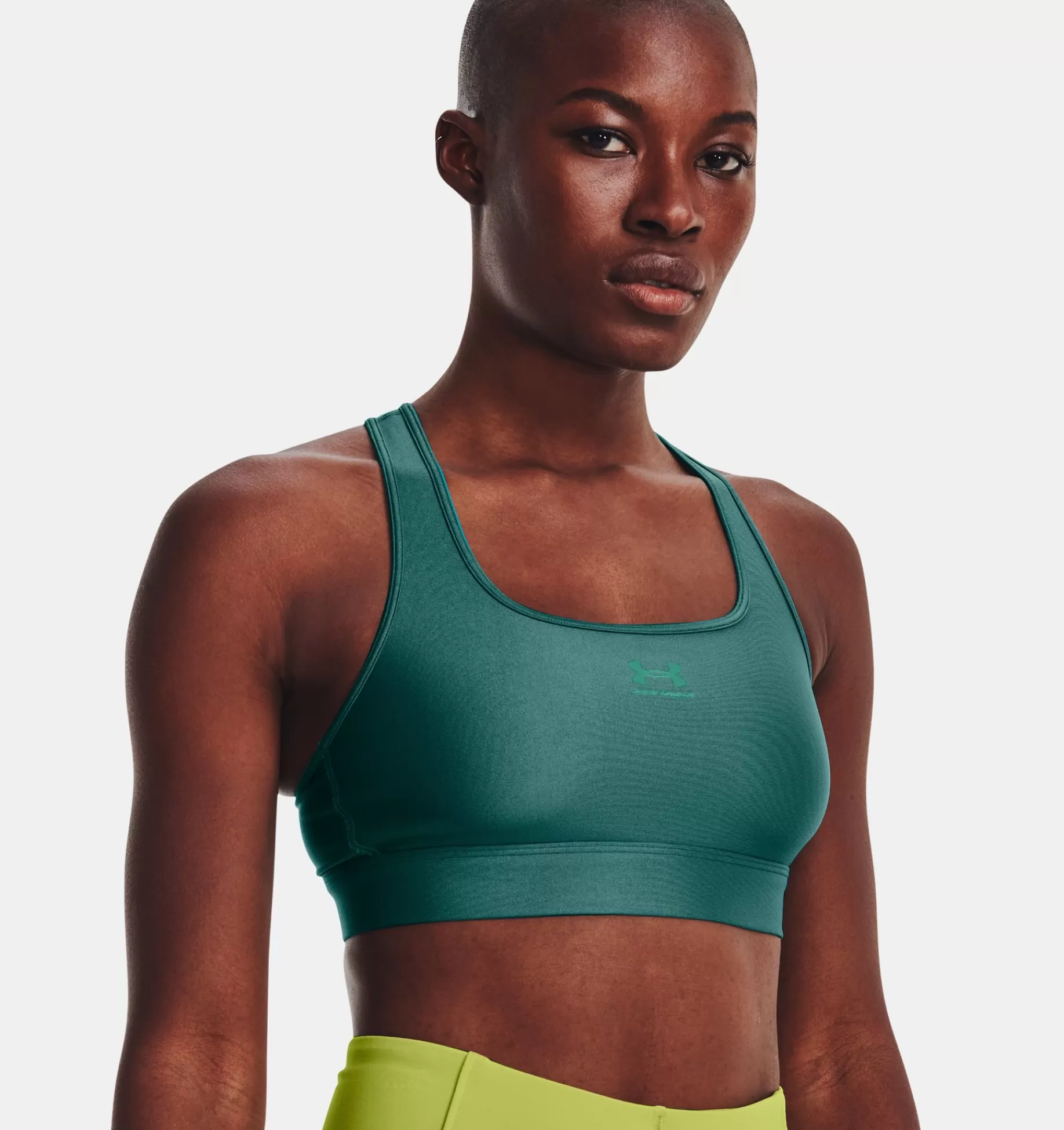 Store Under Armour Reggiseno Armour Mid Padless Da Donna Coastal Teal / Birdie Green - 722