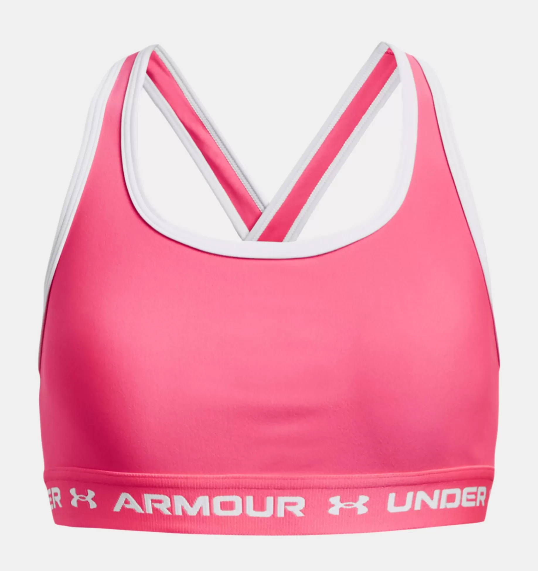 Discount Under Armour Reggiseno Sportivo Ua Crossback Da Ragazza Cerise / White - 653