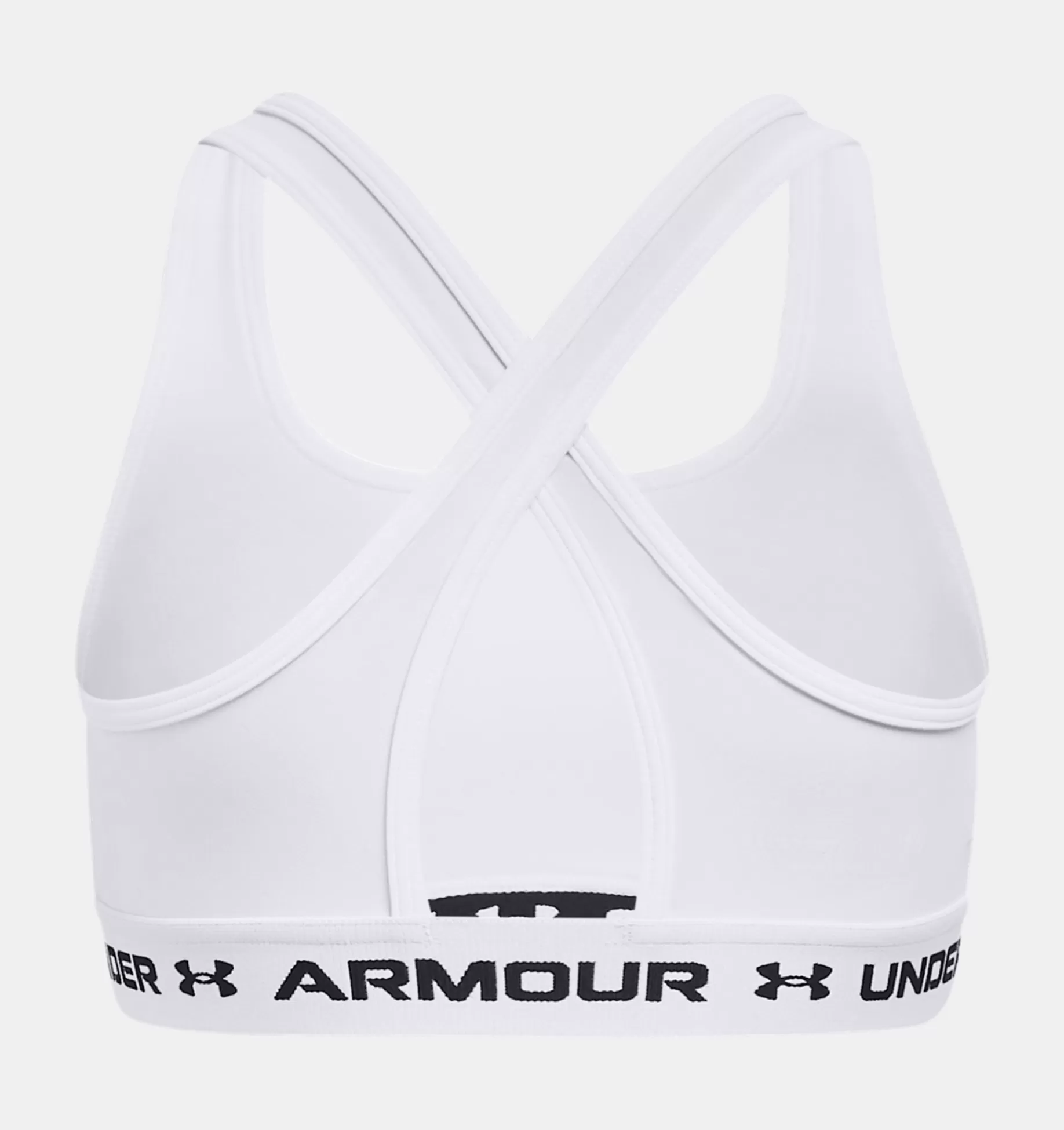 Outlet Under Armour Reggiseno Sportivo Ua Crossback Da Ragazza White / Black - 100