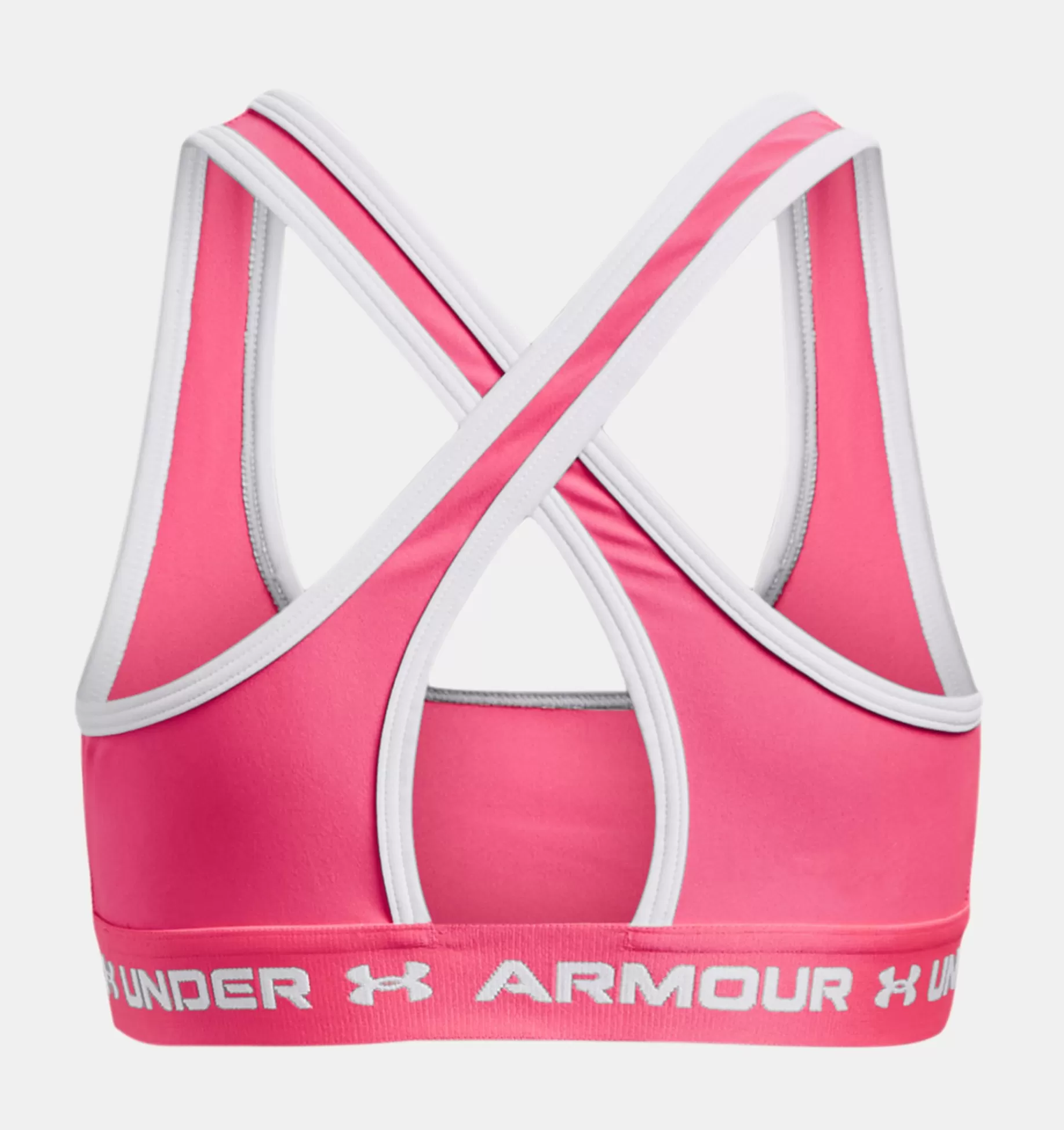 Discount Under Armour Reggiseno Sportivo Ua Crossback Da Ragazza Cerise / White - 653