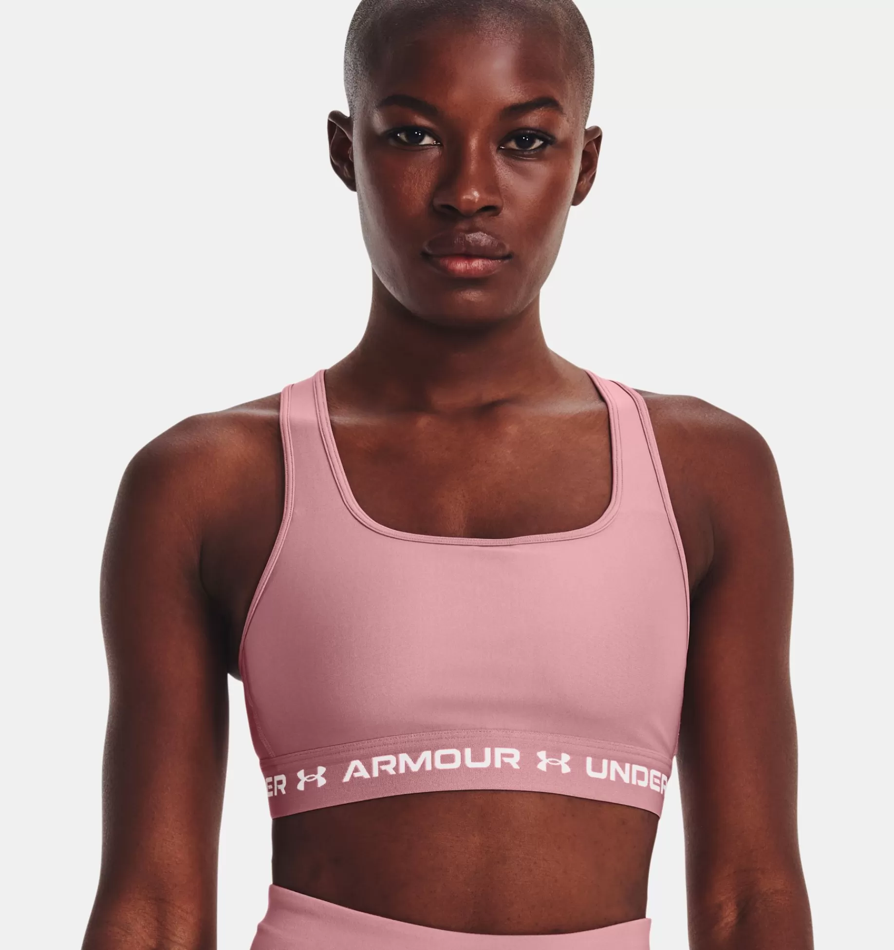 Discount Under Armour Reggiseno Sportivo Ua Crossback Mid Da Donna Pink Elixir / White - 697