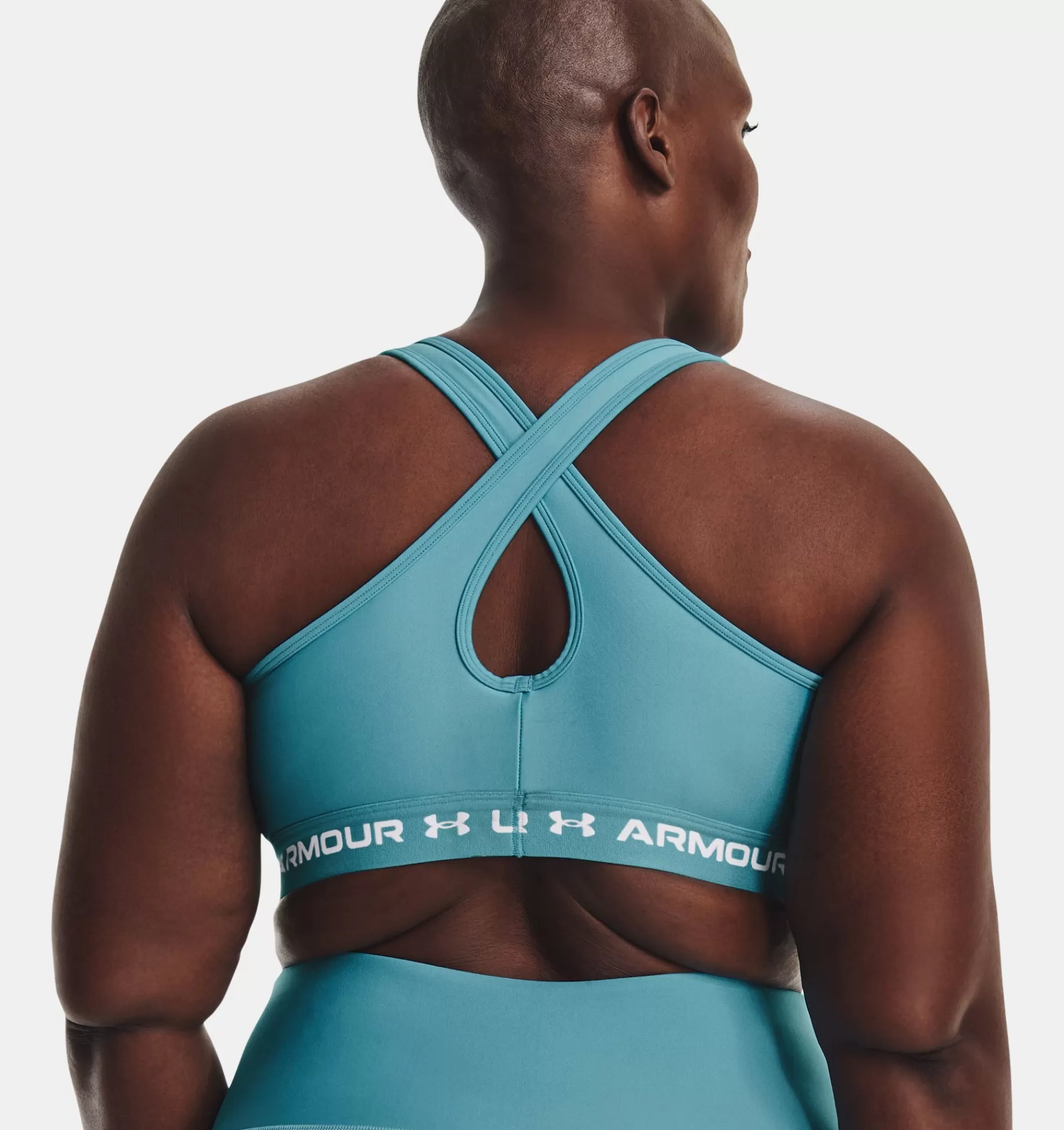 Cheap Under Armour Reggiseno Sportivo Ua Crossback Mid Da Donna Glacier Blue / White - 433