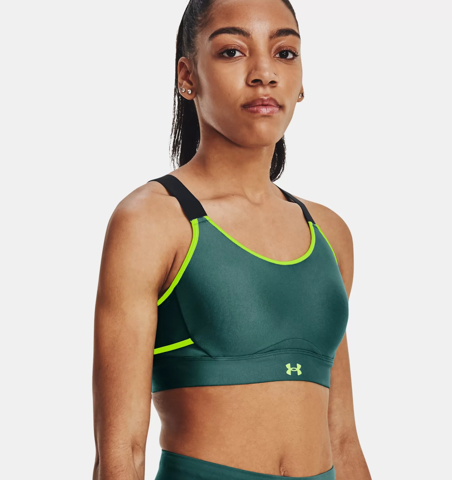 Flash Sale Under Armour Reggiseno Sportivo Ua Infinity High Crossover Da Donna Coastal Teal / Lime Surge - 722