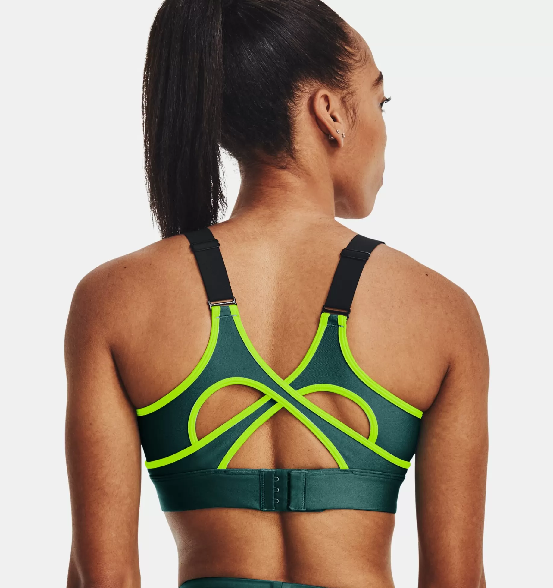 Flash Sale Under Armour Reggiseno Sportivo Ua Infinity High Crossover Da Donna Coastal Teal / Lime Surge - 722