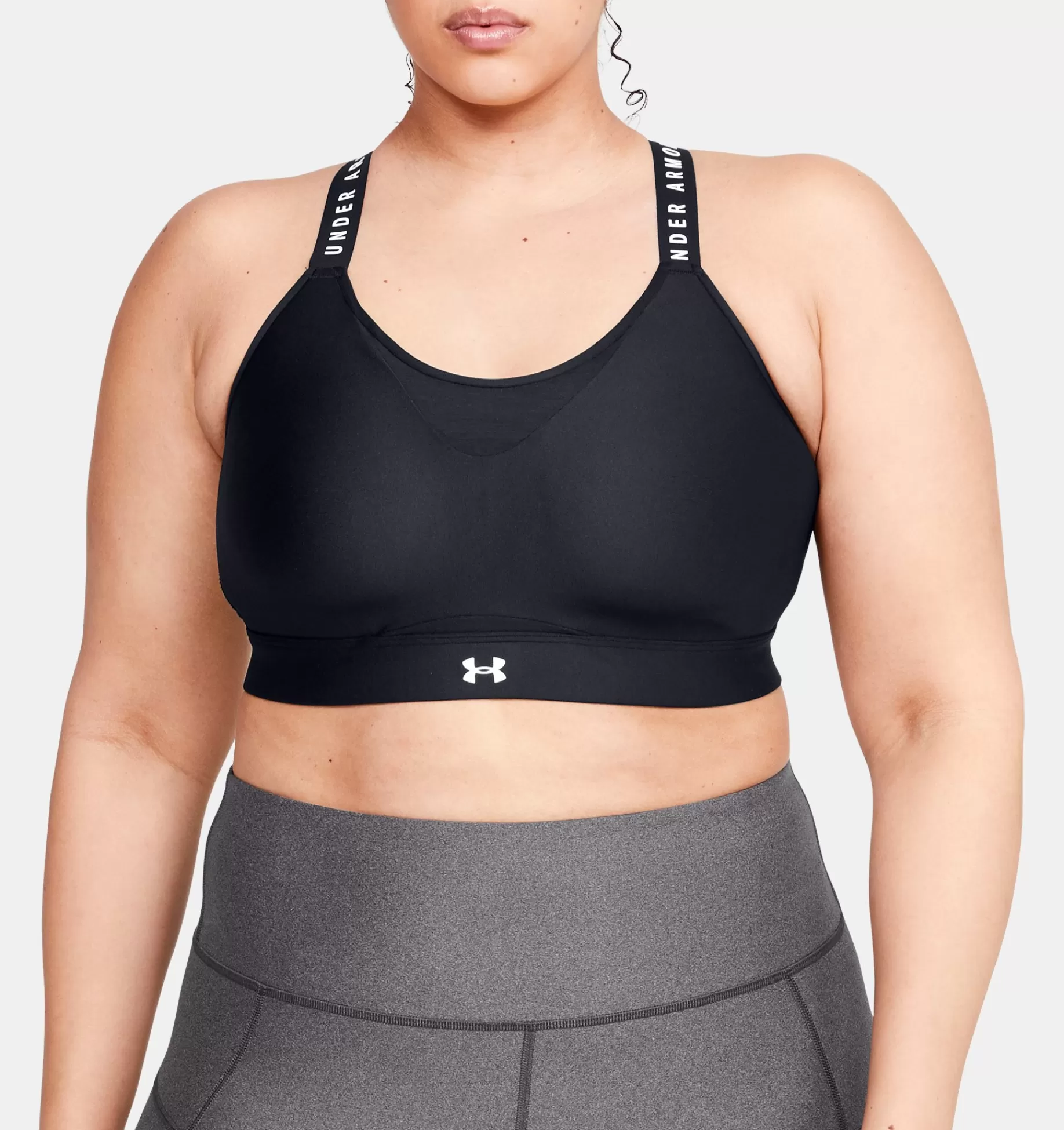 Online Under Armour Reggiseno Sportivo Ua Infinity High Da Donna Black / White - 001