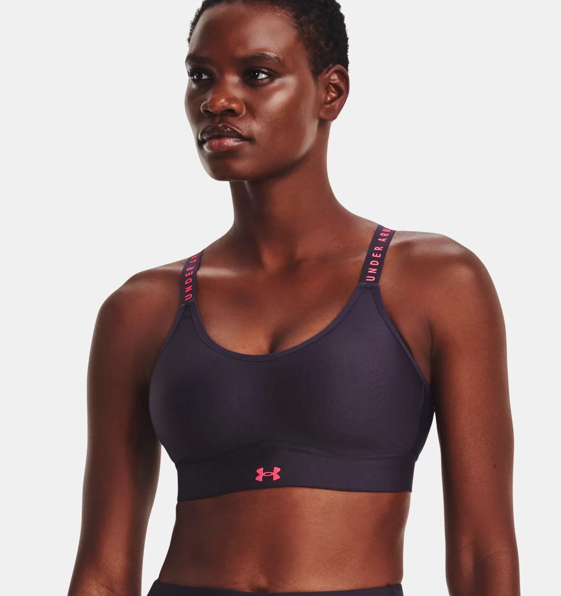 Flash Sale Under Armour Reggiseno Sportivo Ua Infinity Mid Covered Da Donna Tux Purple / Pink Shock - 541