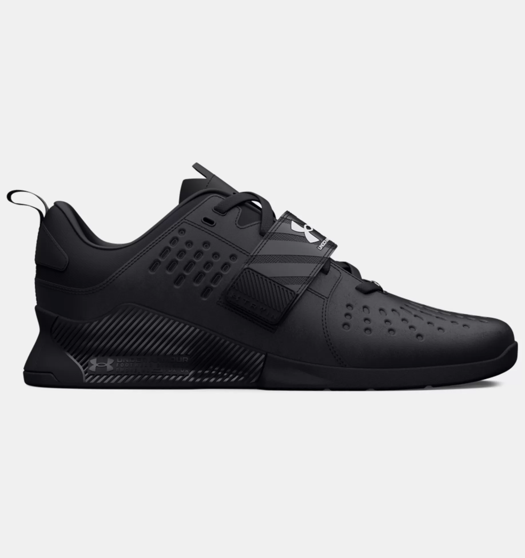 New Under Armour Scarpe Da Allenamento Ua Reign Lifter Unisex Black / White - 001