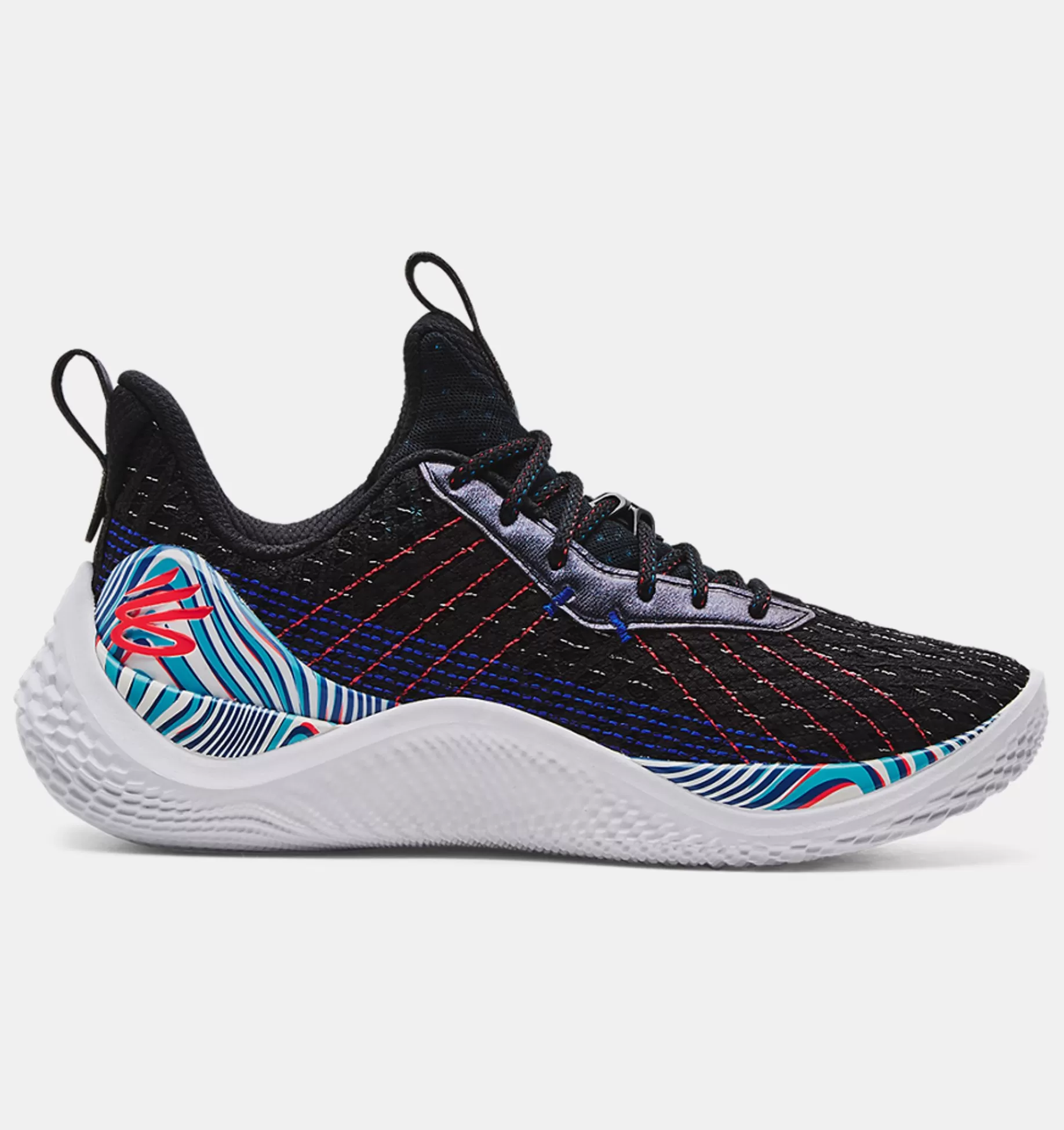 Shop Under Armour Scarpe Da Basket Curry Flow 10  Black / Royal - 001