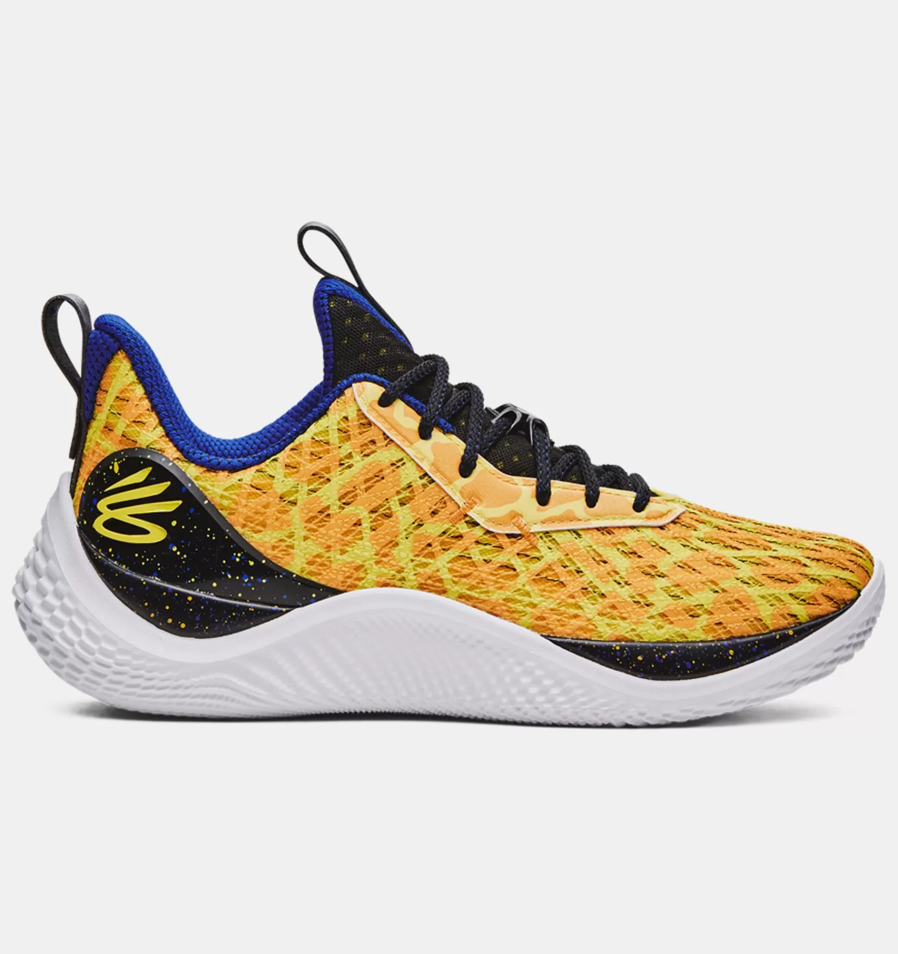 Online Under Armour Scarpe Da Basket Curry Flow 10 Bang Bang Unisex Steeltown Gold / Black - 700