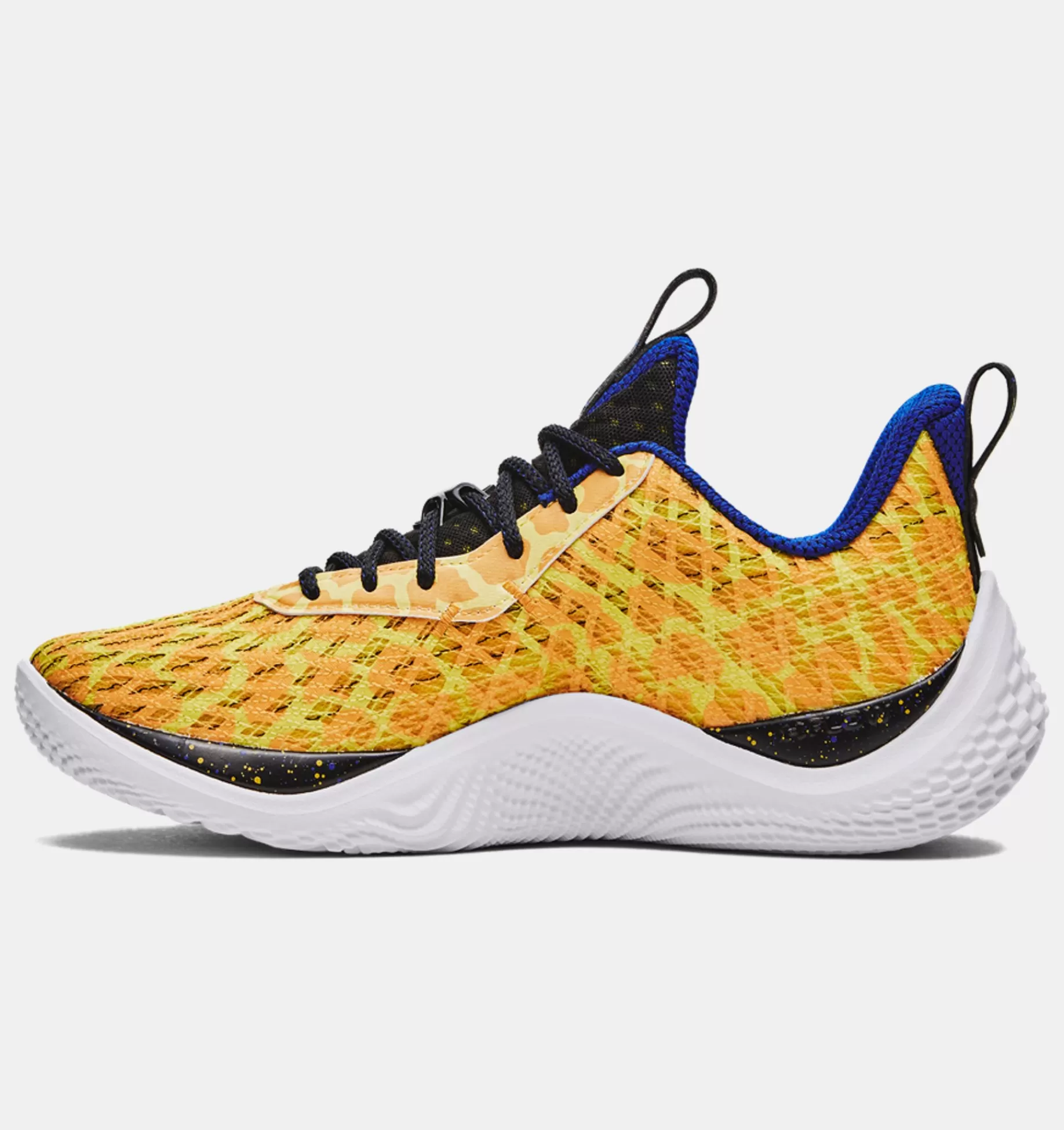 Online Under Armour Scarpe Da Basket Curry Flow 10 Bang Bang Unisex Steeltown Gold / Black - 700