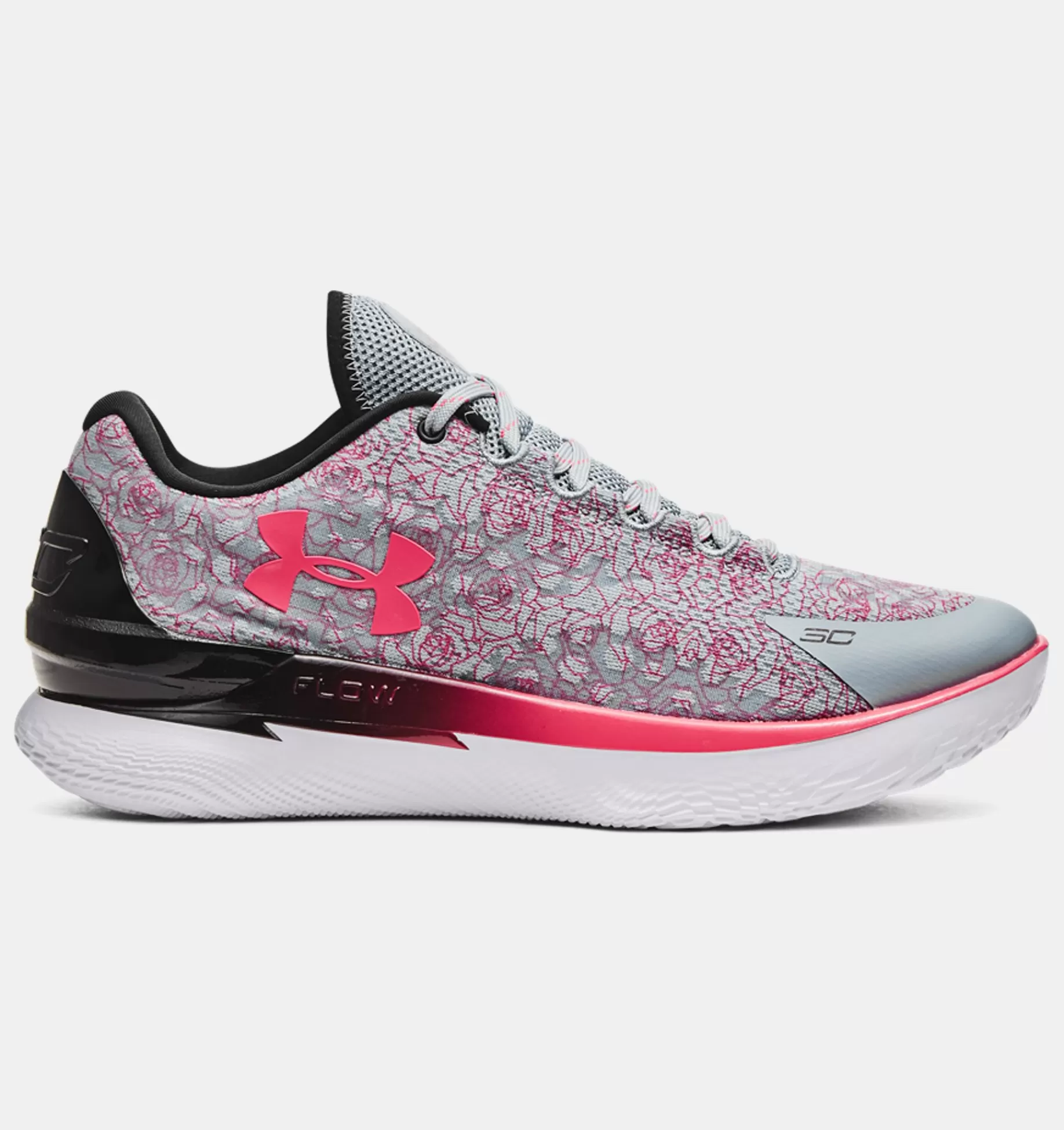 Best Under Armour Scarpe Da Basket Curry One Low Flotro Unisex Harbor Blue / Pink Shock - 401