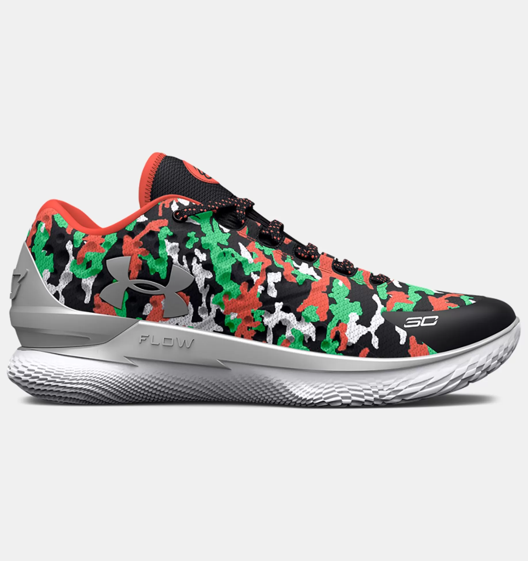 Hot Under Armour Scarpe Da Basket Curry One Low Flotro Unisex Black / Antifreeze - 001