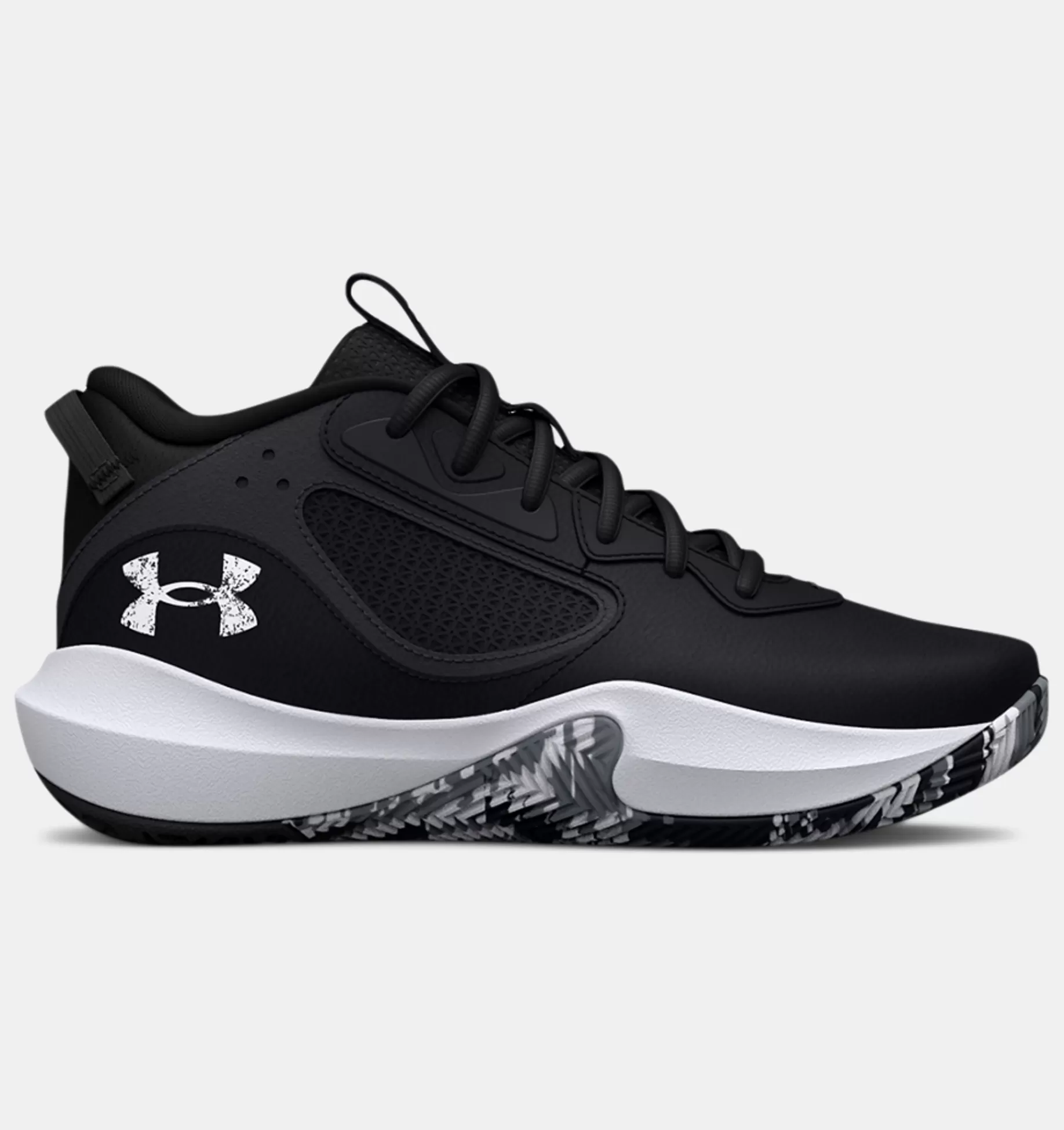 Best Under Armour Scarpe Da Basket Grade School Ua Lockdown 6 Black / Jet Gray - 001